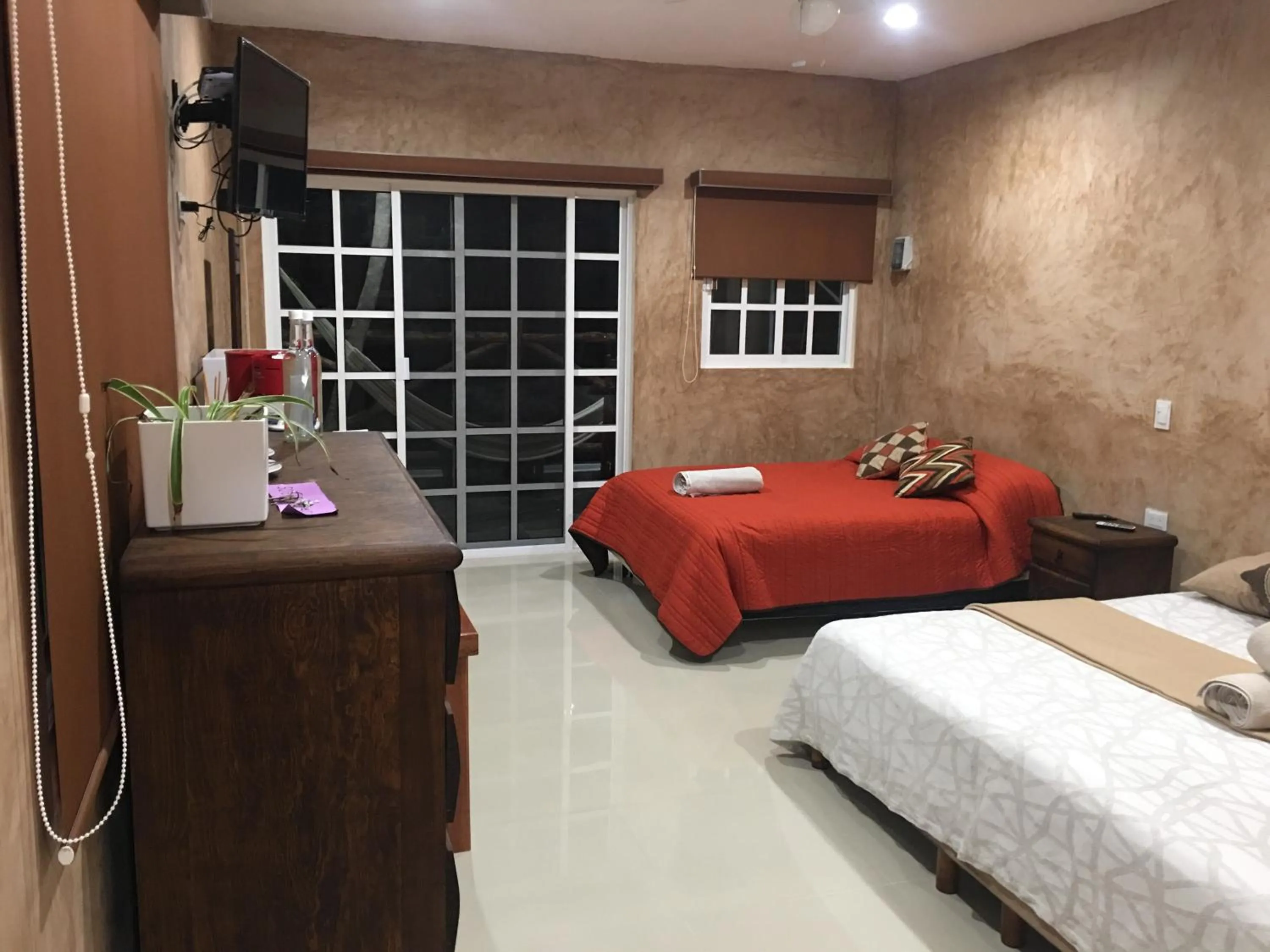 Bed in posada Don Antonio