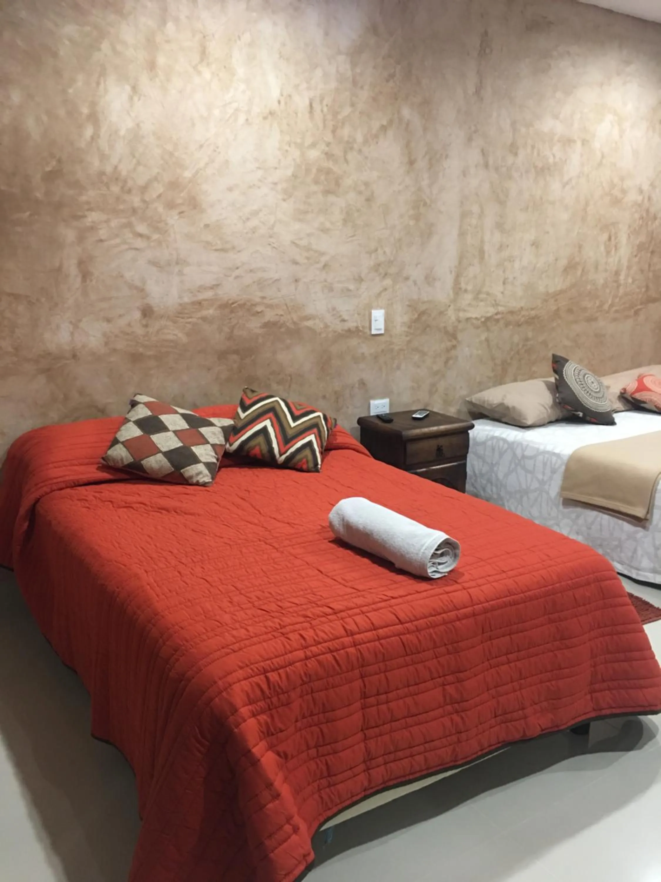 Bed in posada Don Antonio