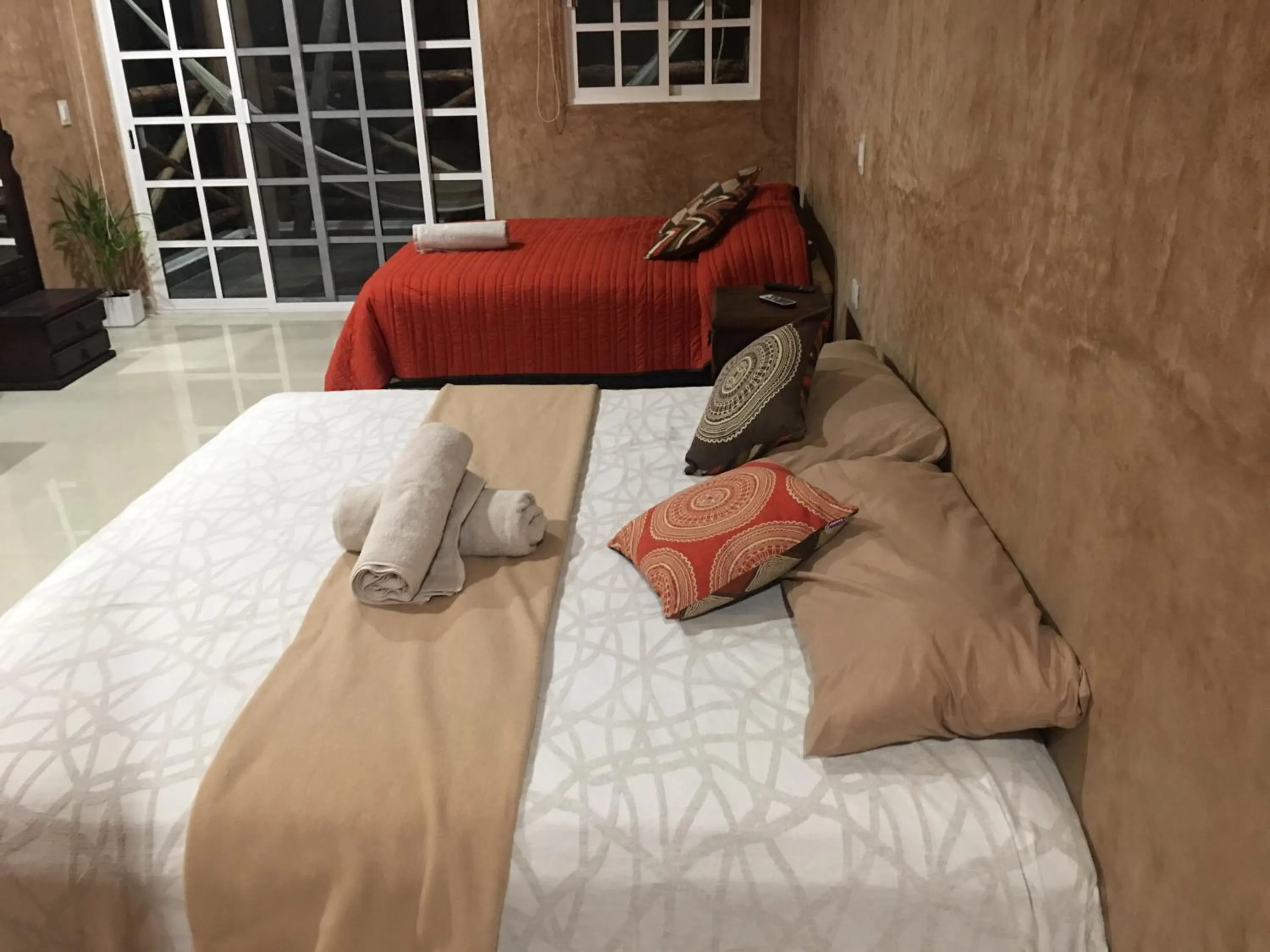 Bed in posada Don Antonio