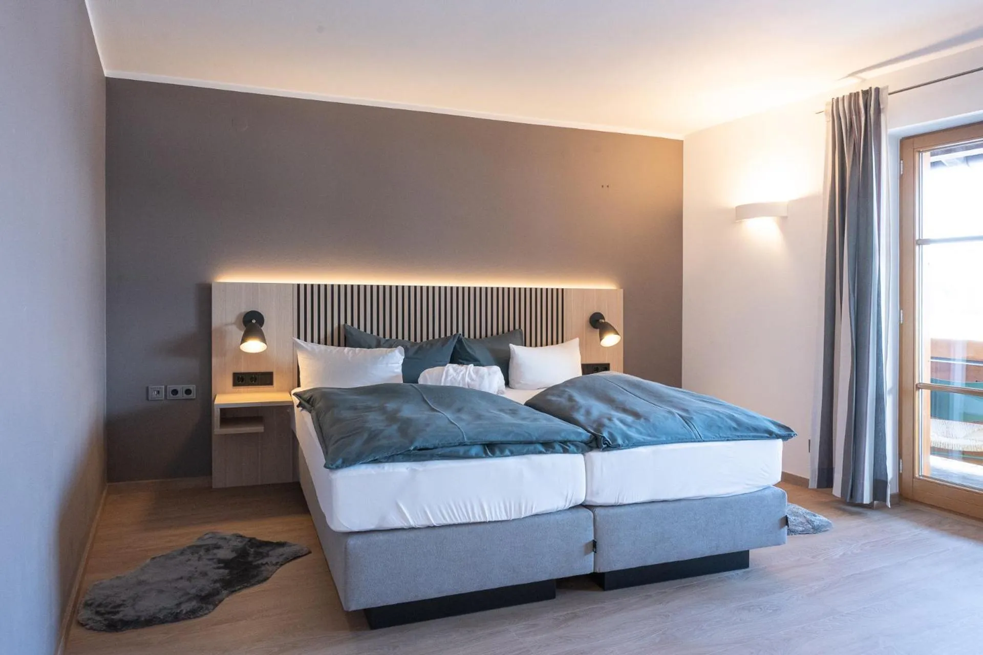 Bed in Nebelhorn Relaxhotel