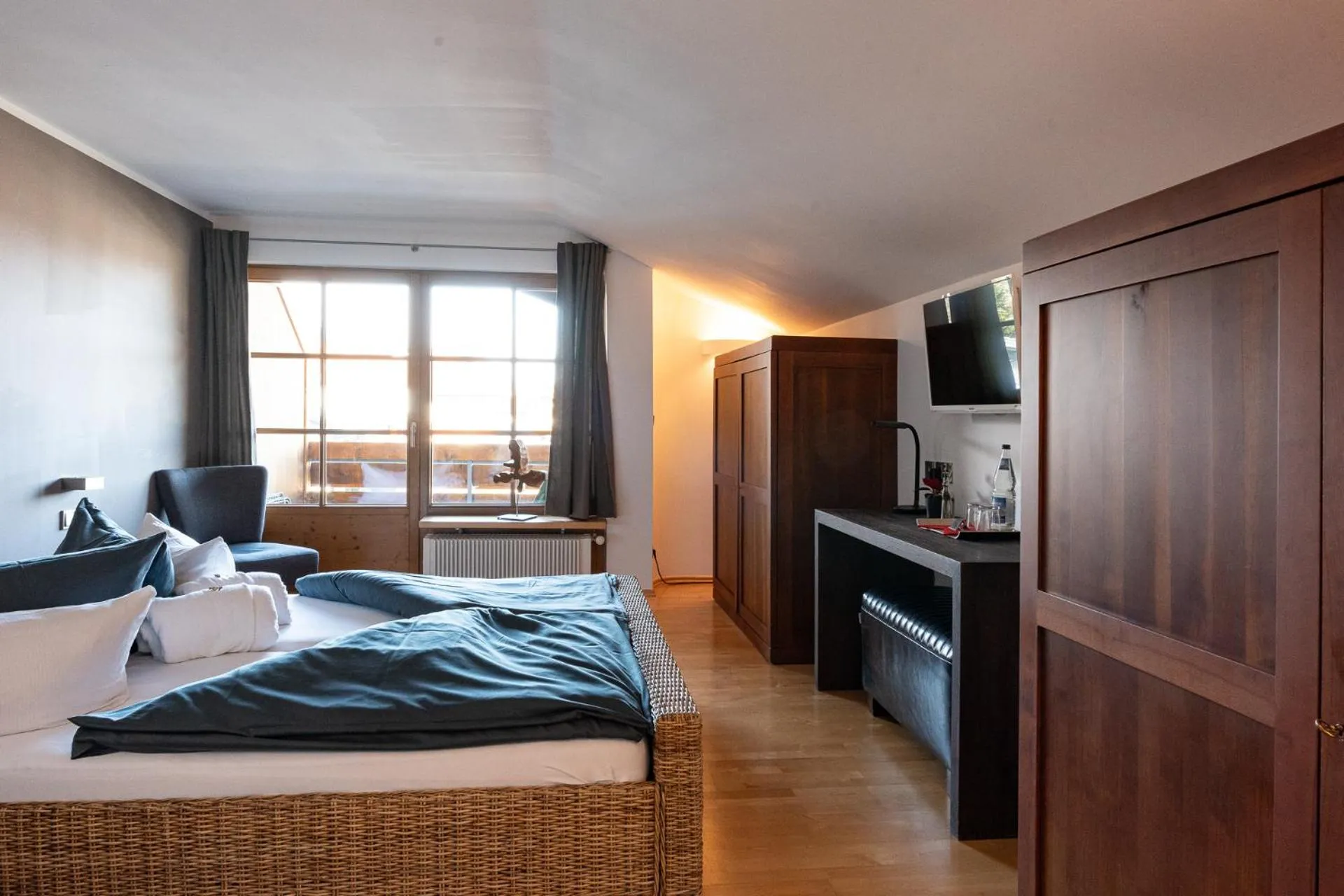 Bed in Nebelhorn Relaxhotel