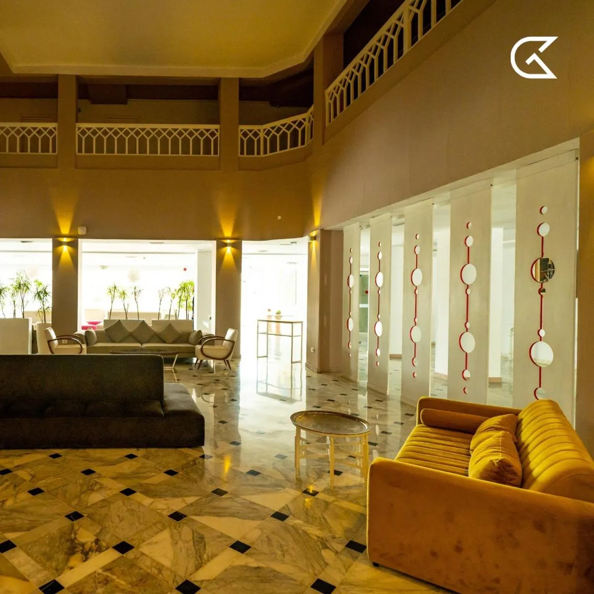 Living room in Golden Tulip Président Hammamet