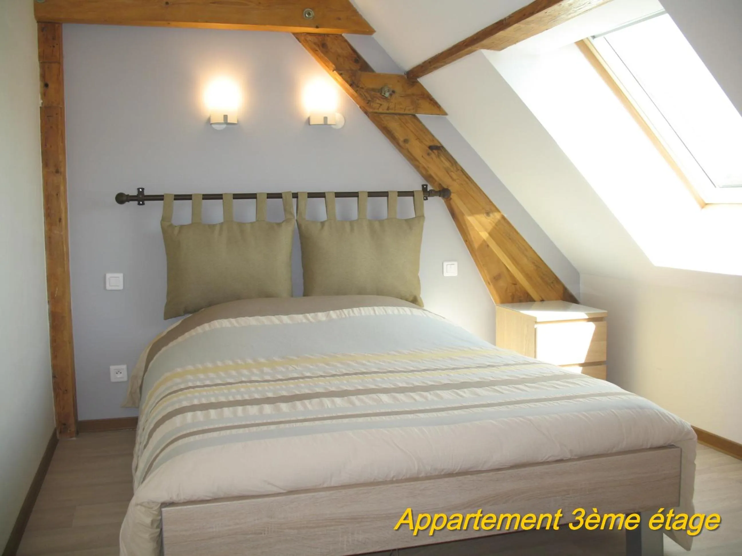 Bed in Les Terrasses du Lac Blanc - Studios & Appartements