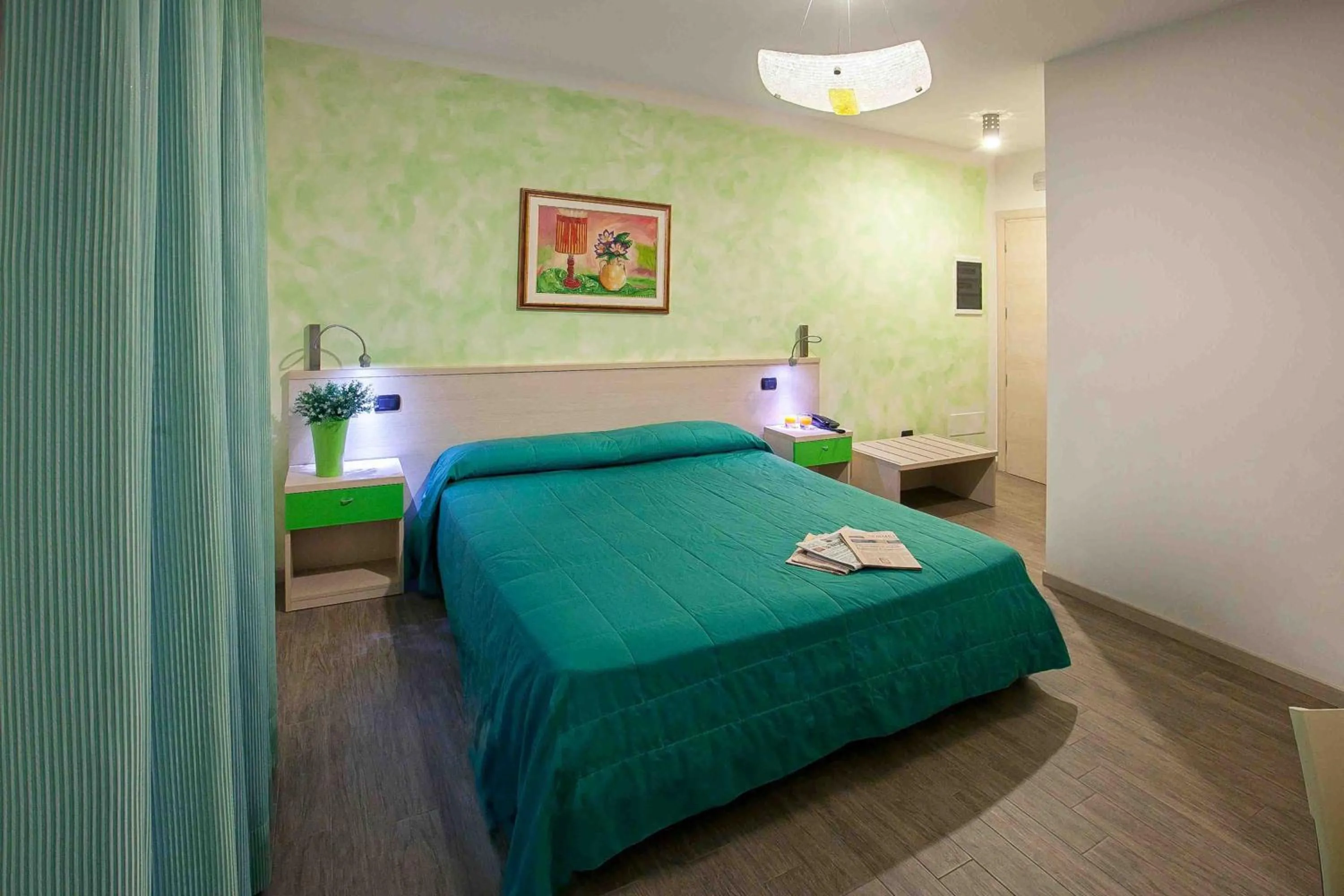 Bedroom, Bed in Albergo Antica Corte Marchesini