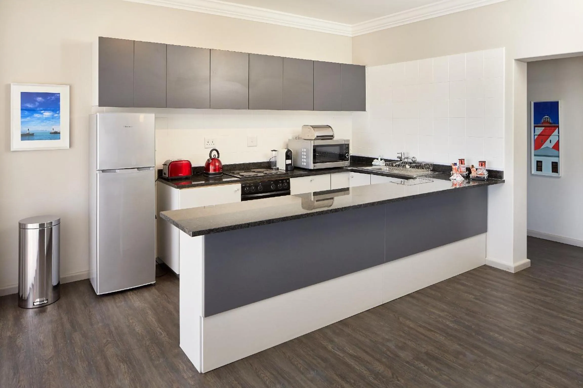 Kitchen or kitchenette in First Group Riviera Suites