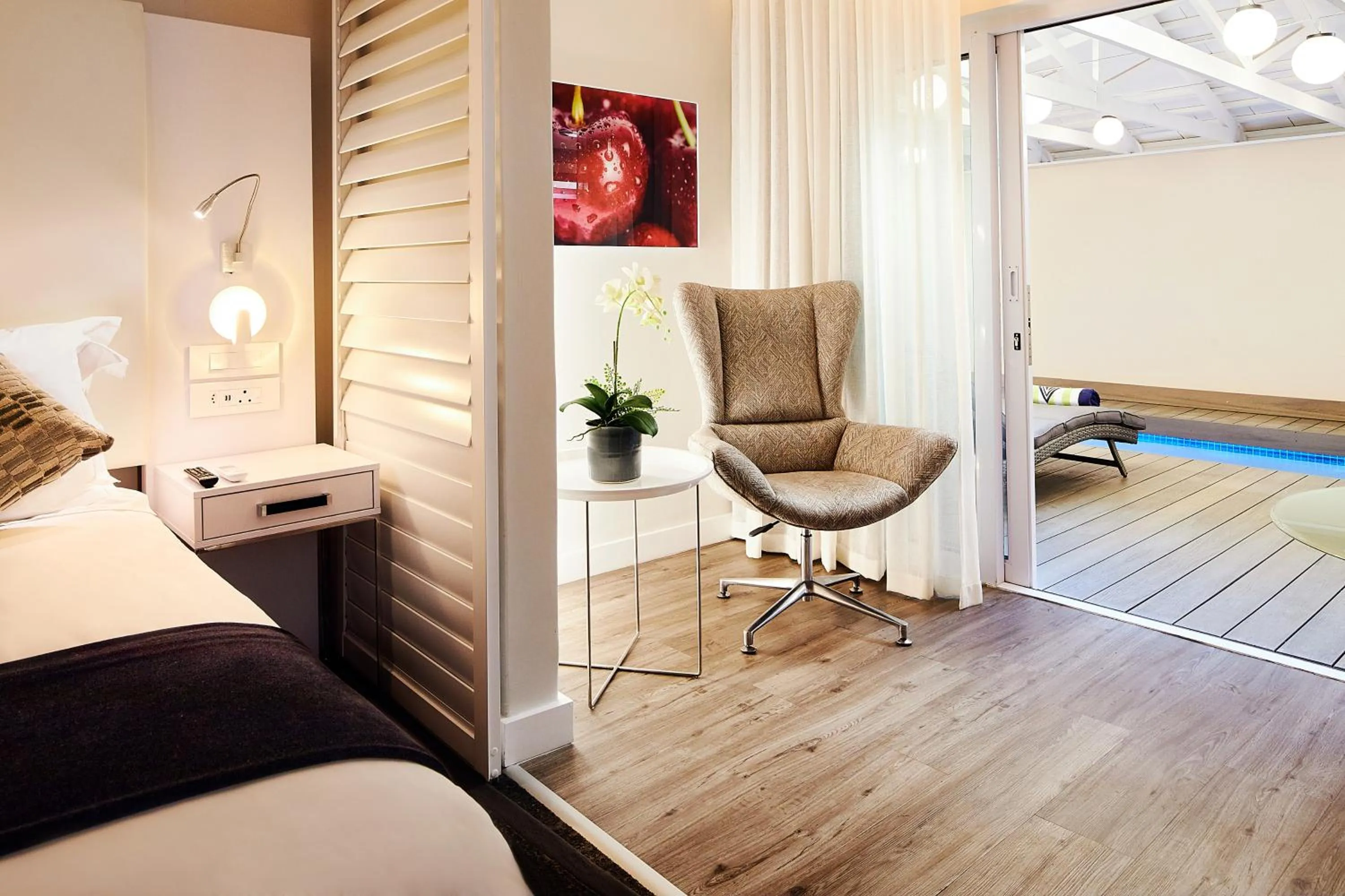 Bed in First Group Riviera Suites