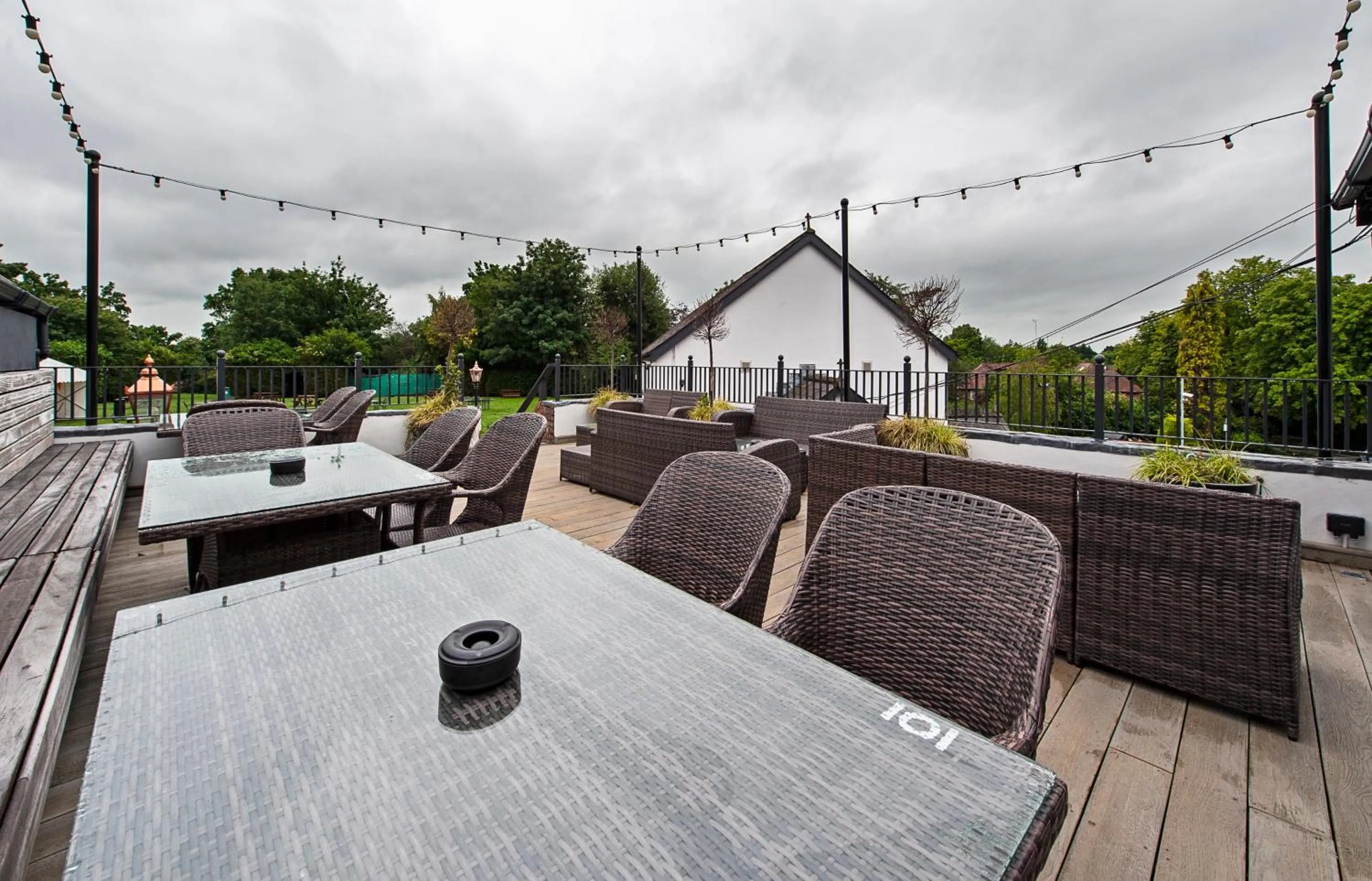 Garden in The Bulls Head Hotel