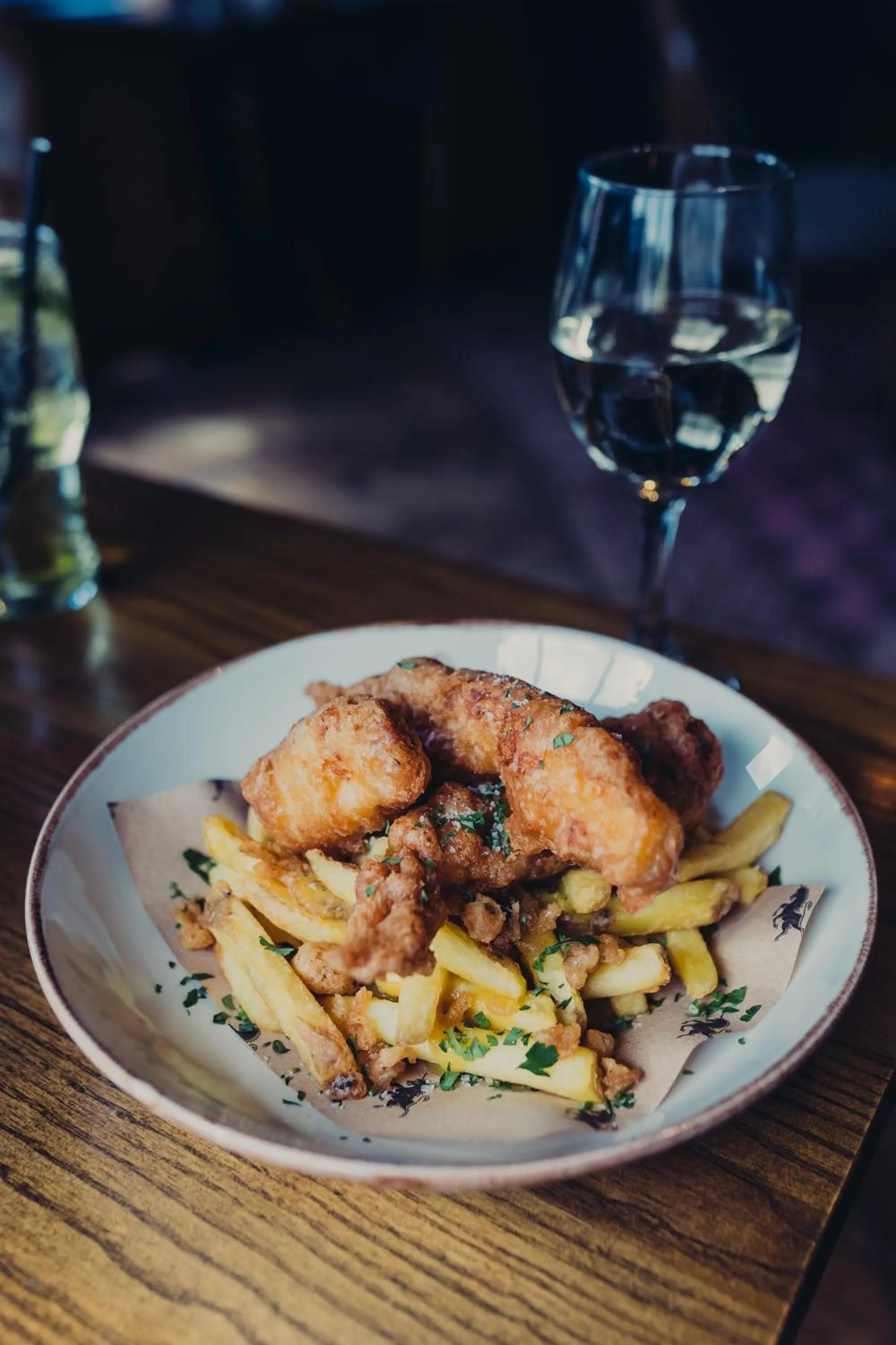 Food and drinks in The Bulls Head Hotel