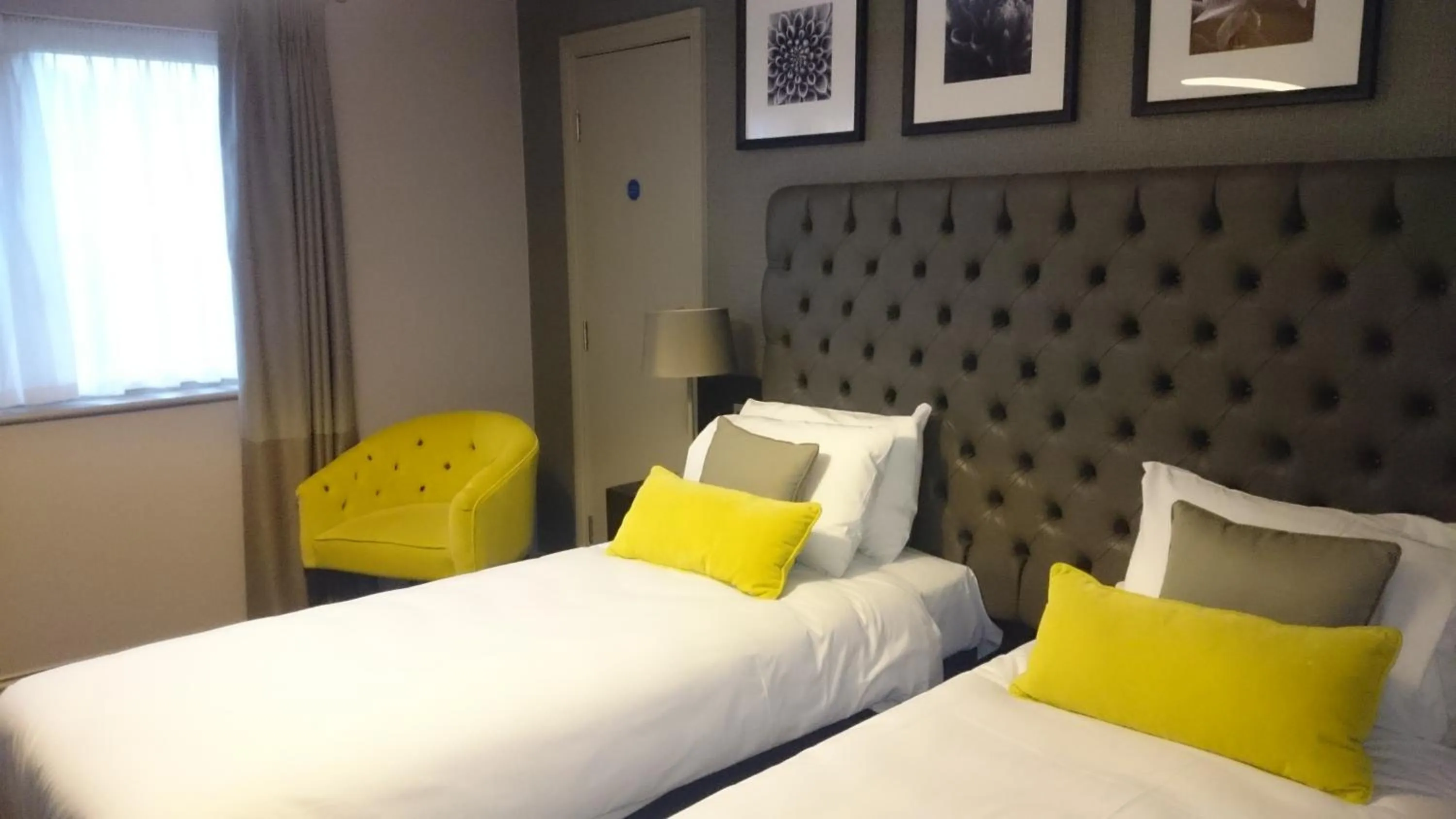 Bed in The Bulls Head Hotel