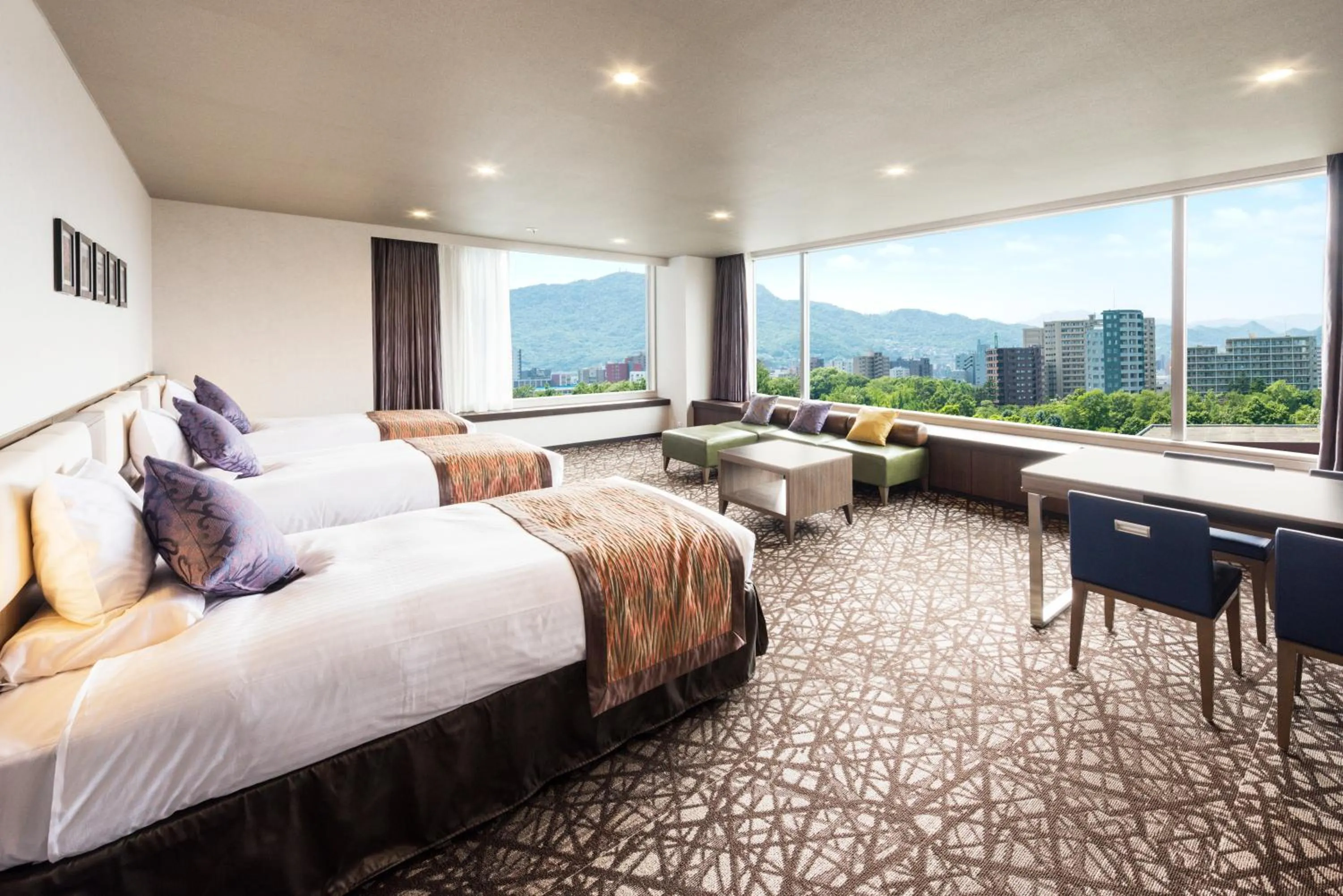 Photo of the whole room, Bed in HOTEL MYSTAYS Sapporo Nakajima Park