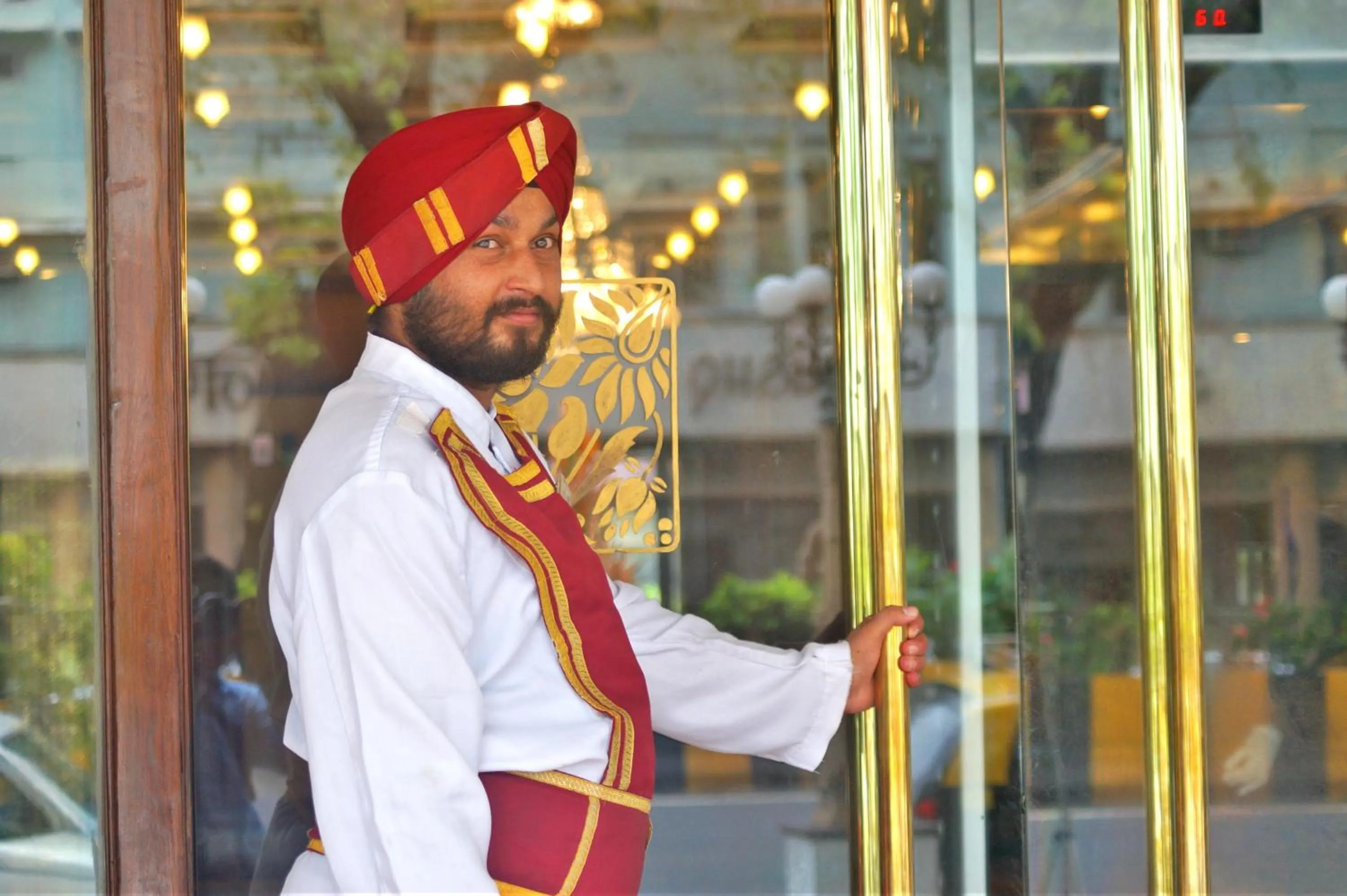Facade/entrance in The Ambassador, Marine Drive, Mumbai