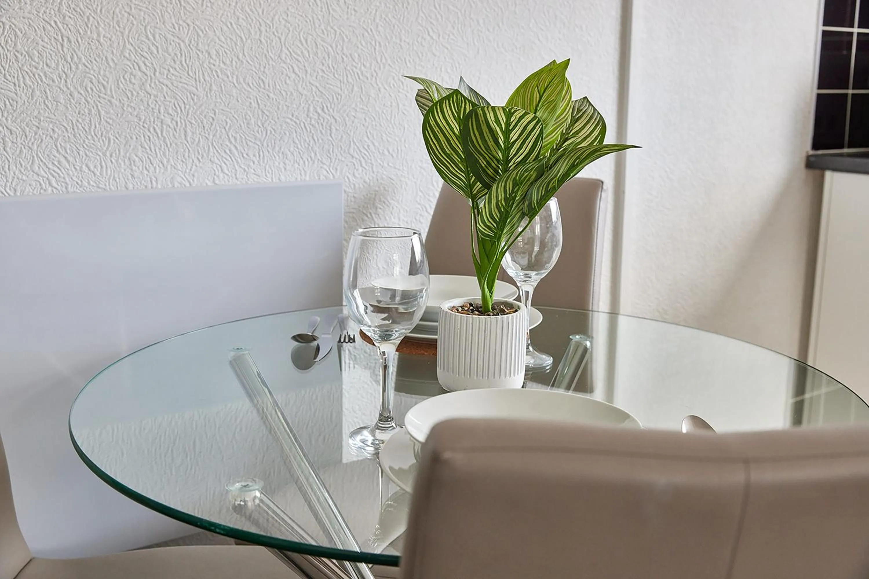 Seating area in Pleasure Holiday Apartments