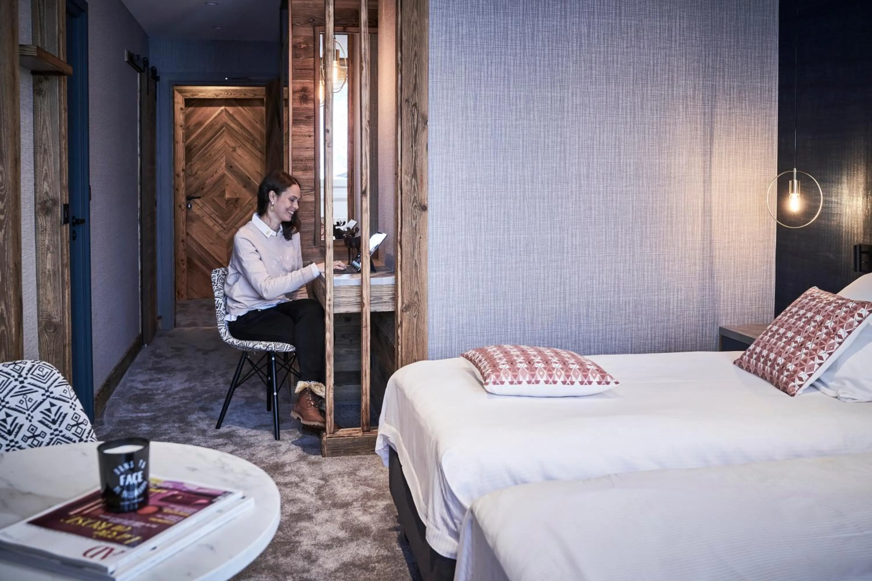 Bed in Hotel Altitude