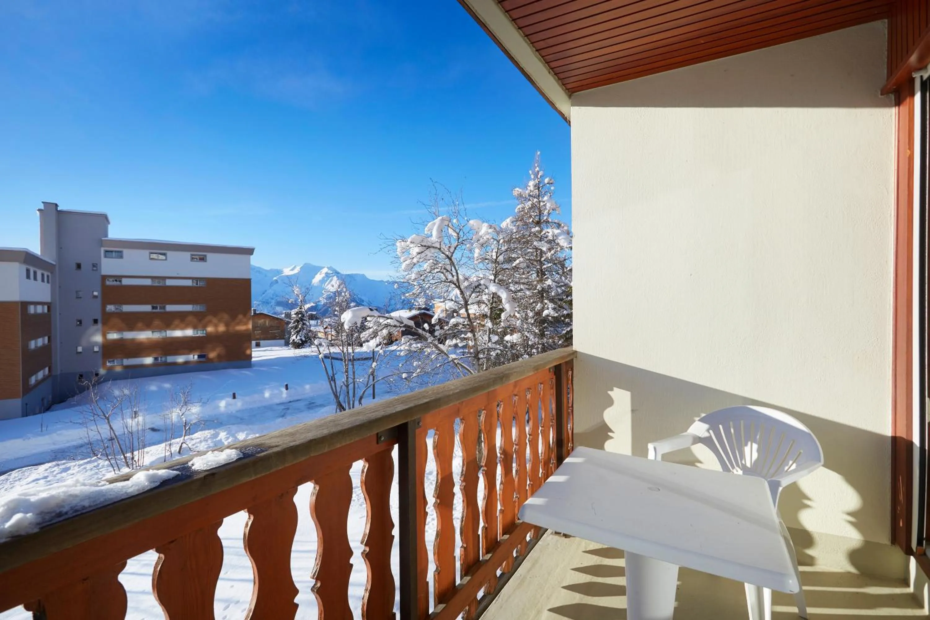 Balcony/Terrace in Hôtel Eliova Le Chaix