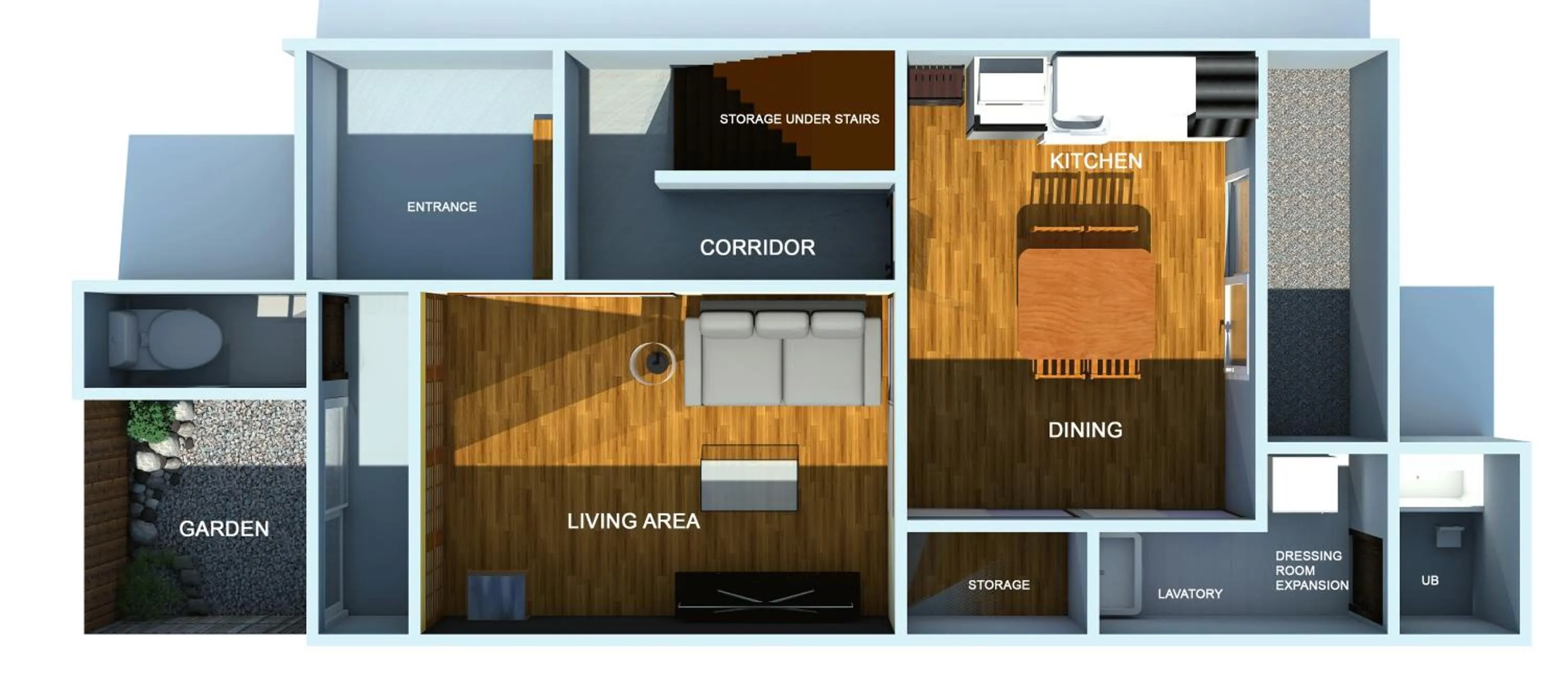 Floor plan in Shiki Homes HIKARI