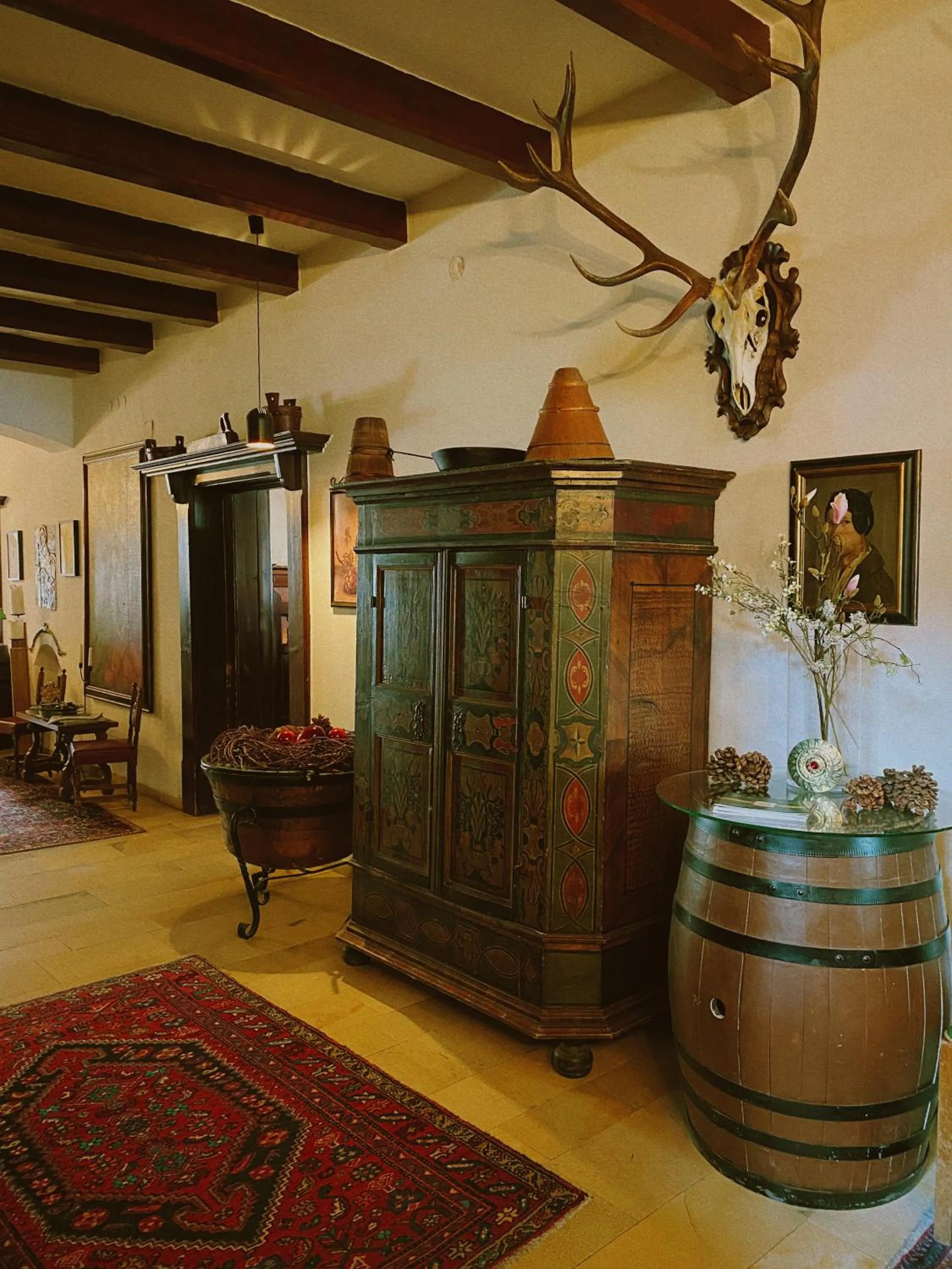 Lobby or reception in Hotel Zur Post