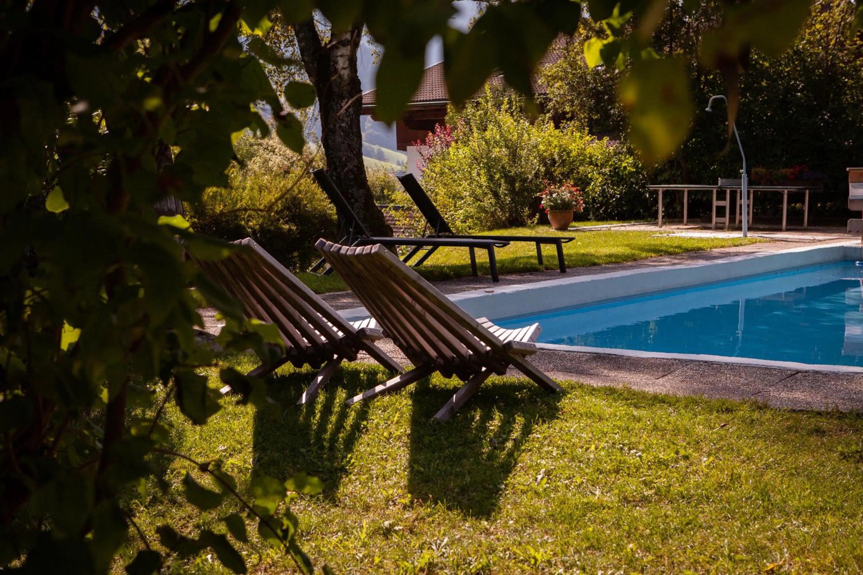 Garden in Hotel Zur Post