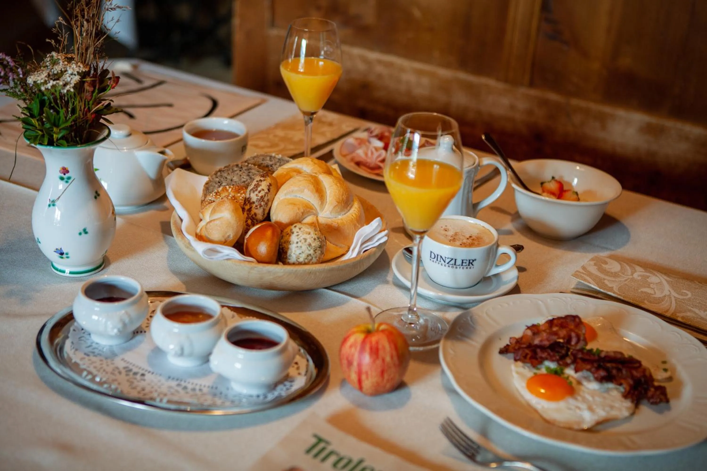 Food and drinks in Hotel Zur Post