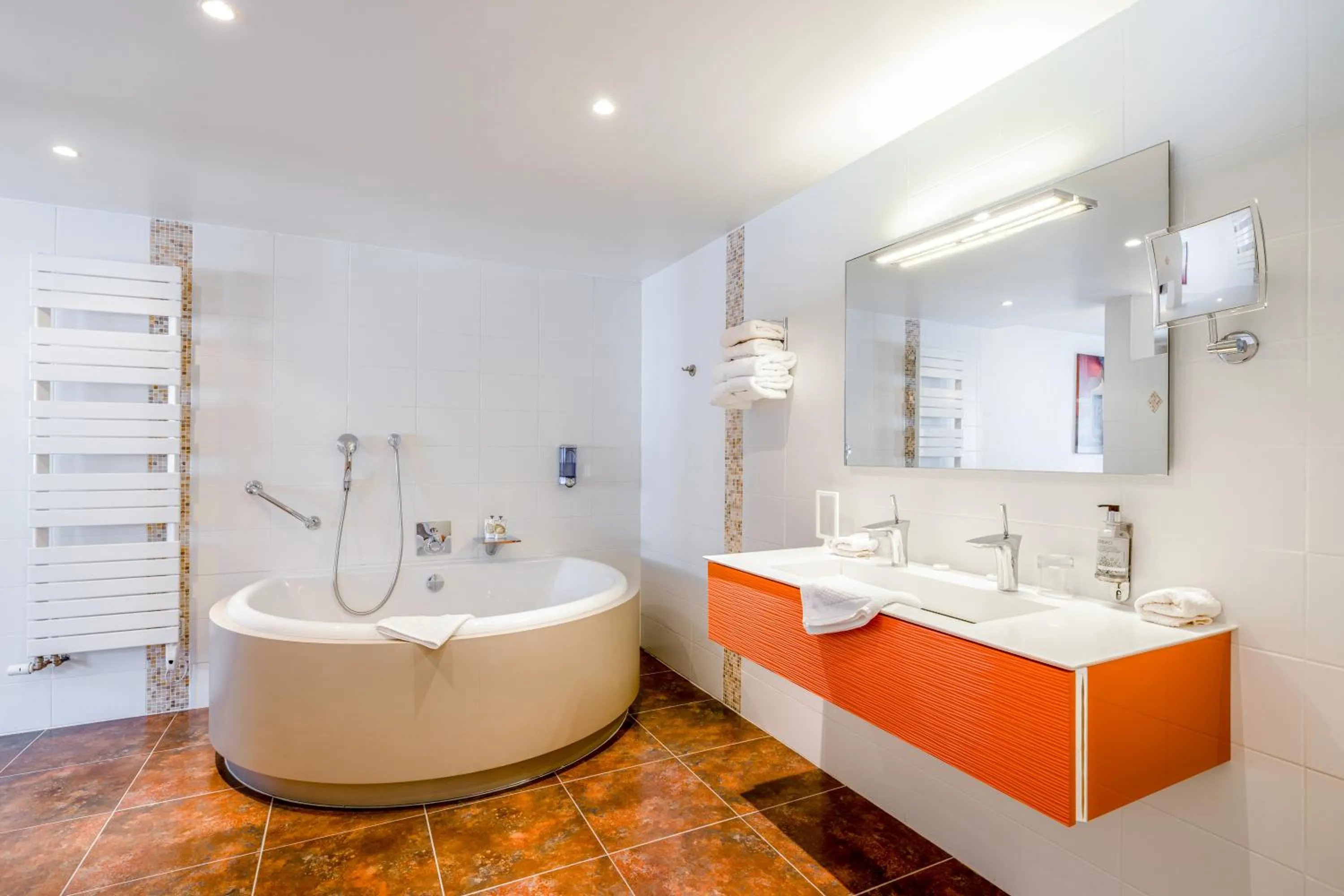 Bathroom in Hotel Restaurant Lesage