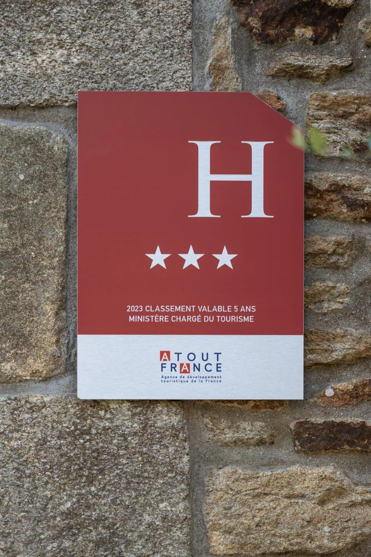 Logo/Certificate/Sign in Hotel Restaurant Lesage