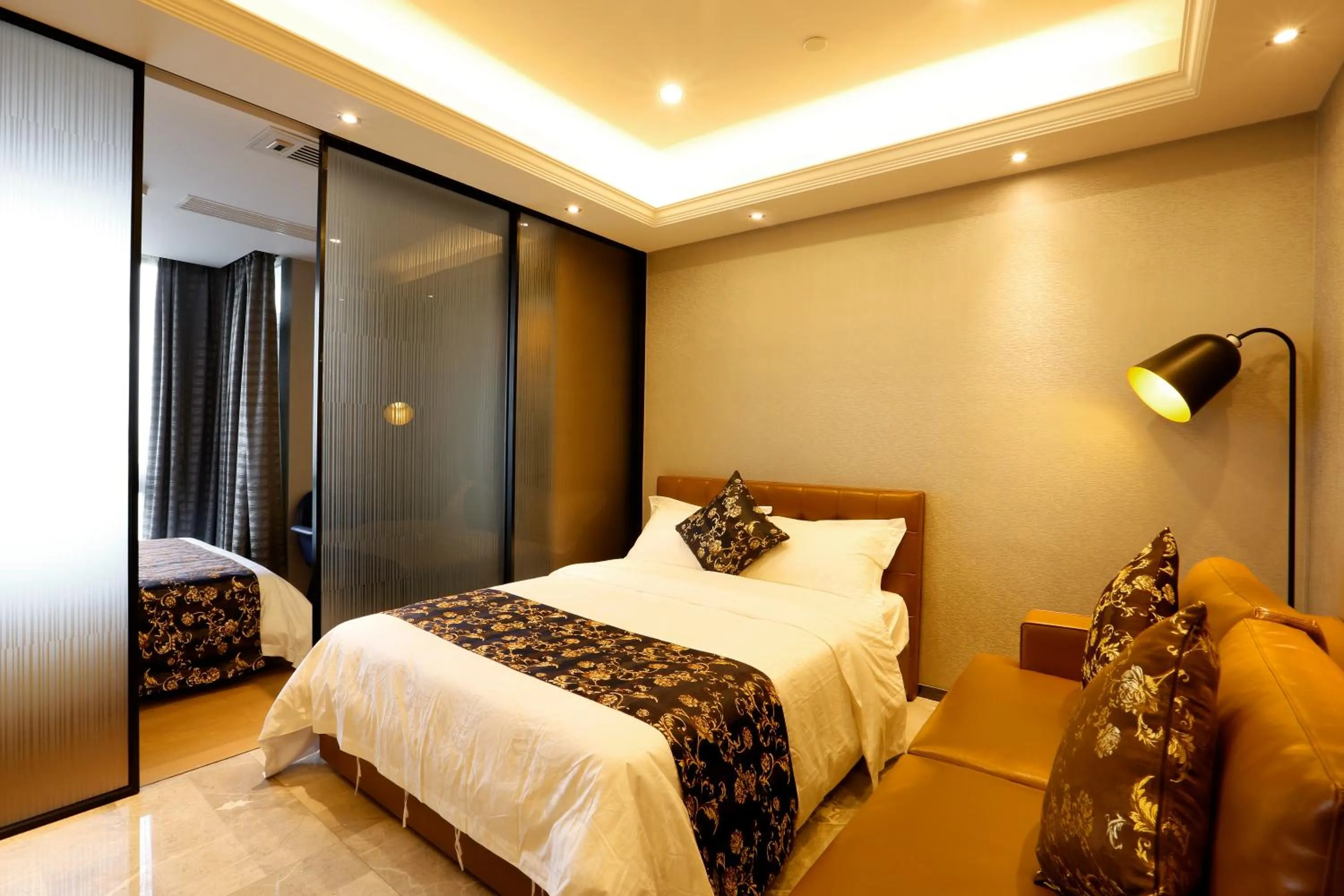 Bedroom, Bed in Boman Holiday Apartment Beijing Road Jie Deng Du Hui Branch