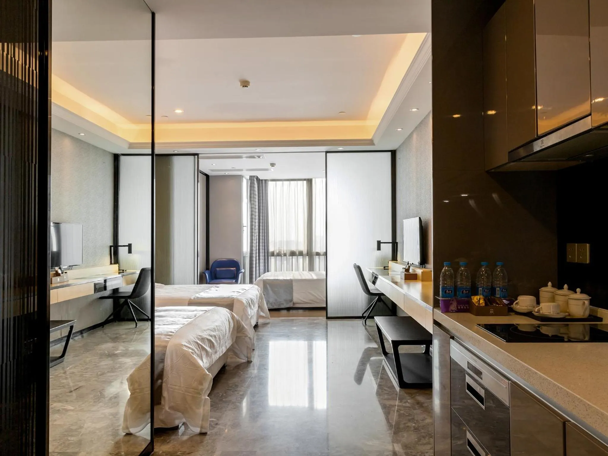 Staff, Bed in Boman Holiday Apartment Beijing Road Jie Deng Du Hui Branch