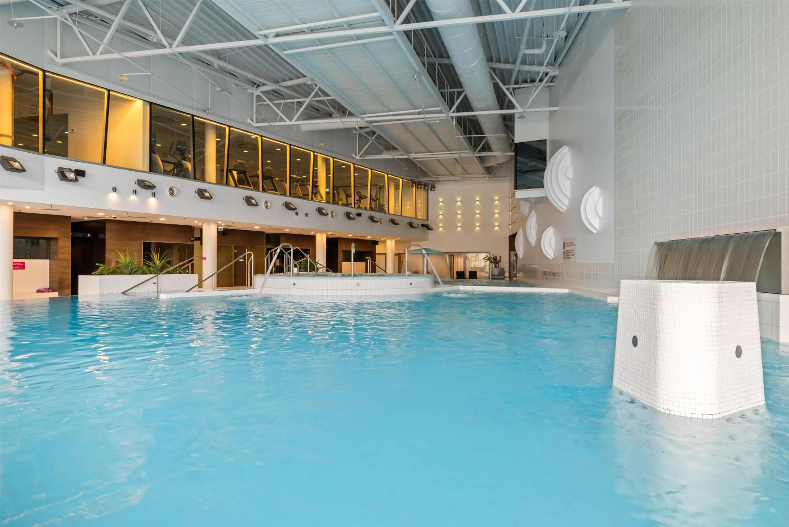 Pool view in Park Inn by Radisson Meriton Conference & Spa Hotel Tallinn