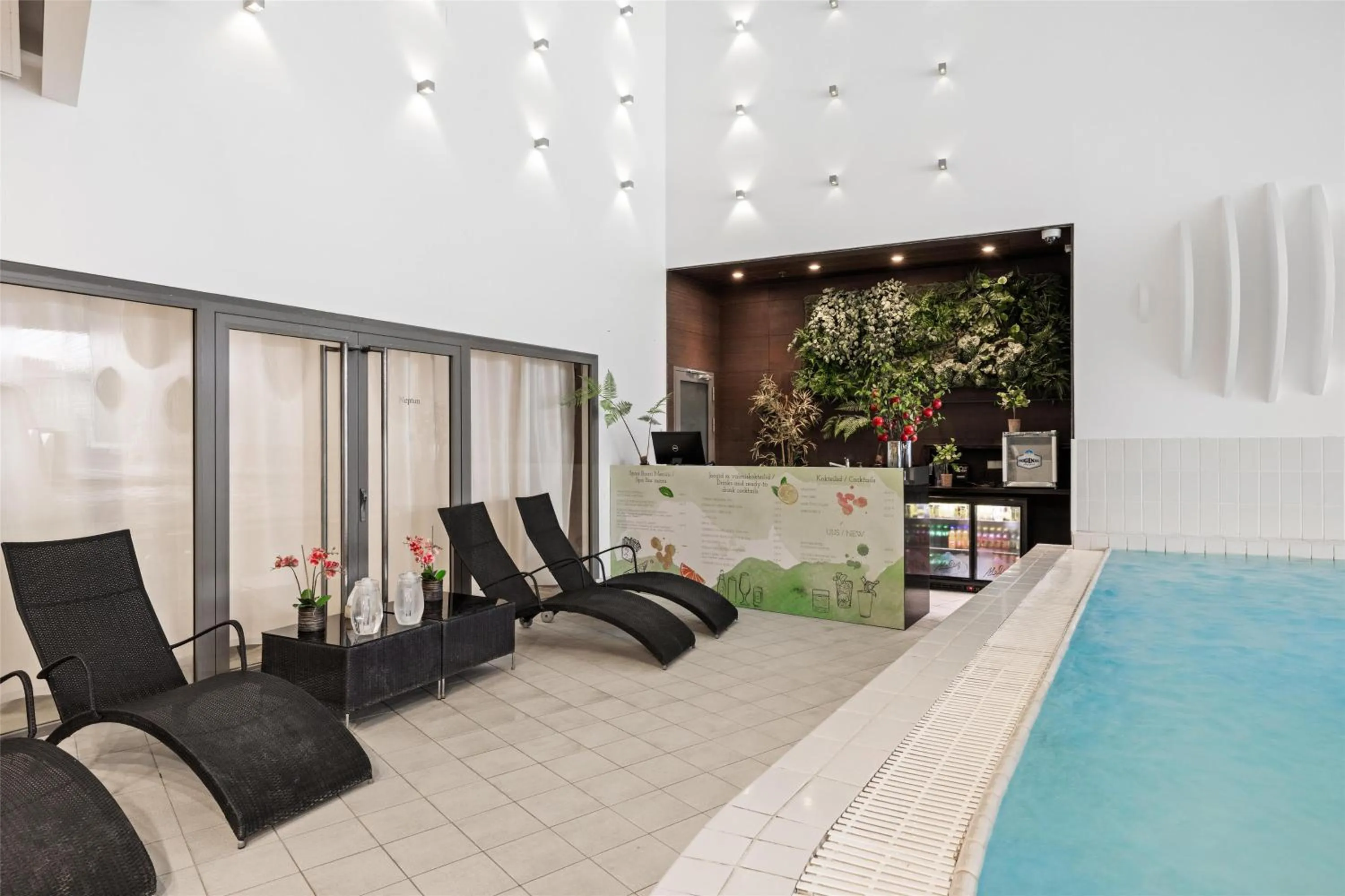 Pool view in Park Inn by Radisson Meriton Conference & Spa Hotel Tallinn