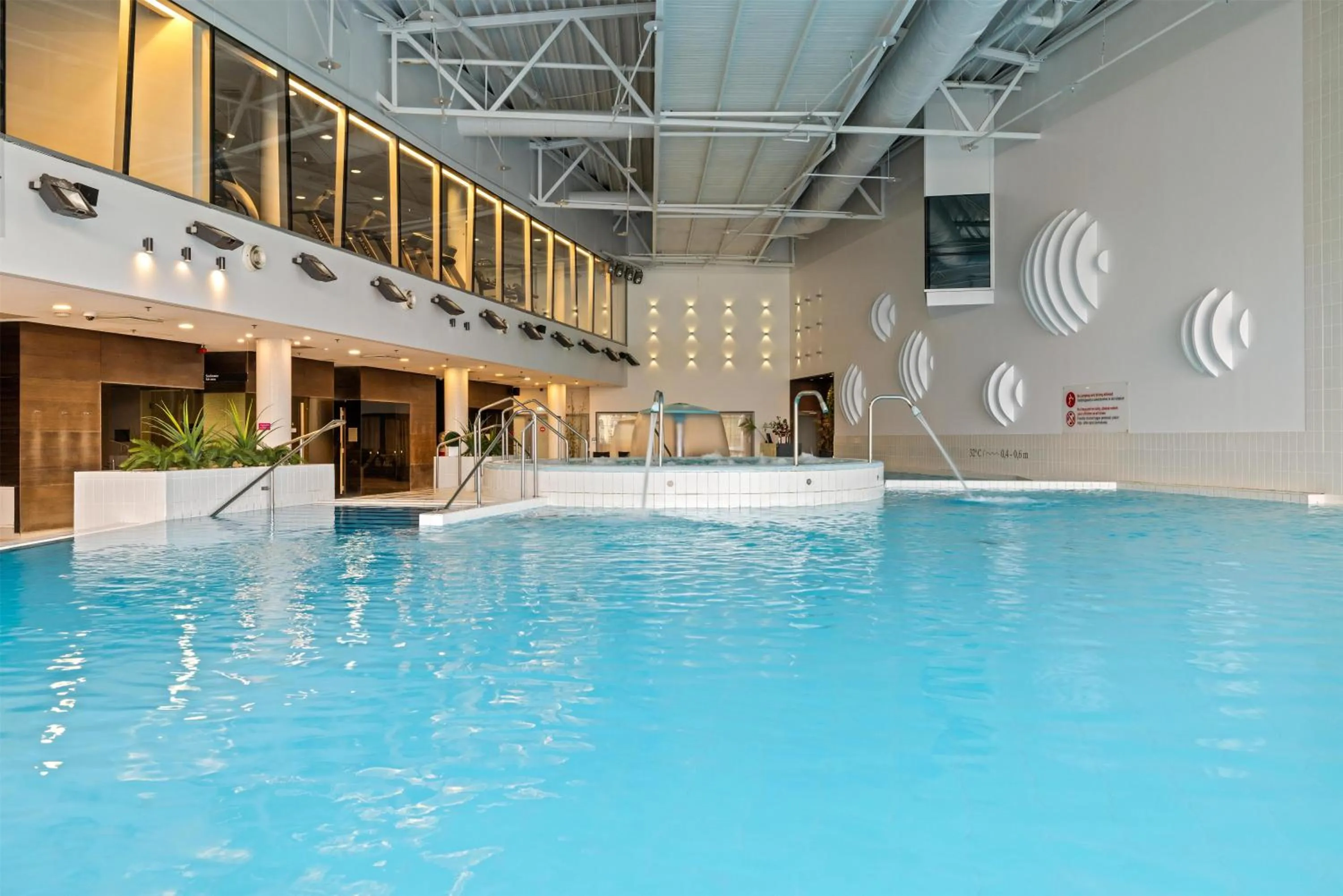 Pool view in Park Inn by Radisson Meriton Conference & Spa Hotel Tallinn