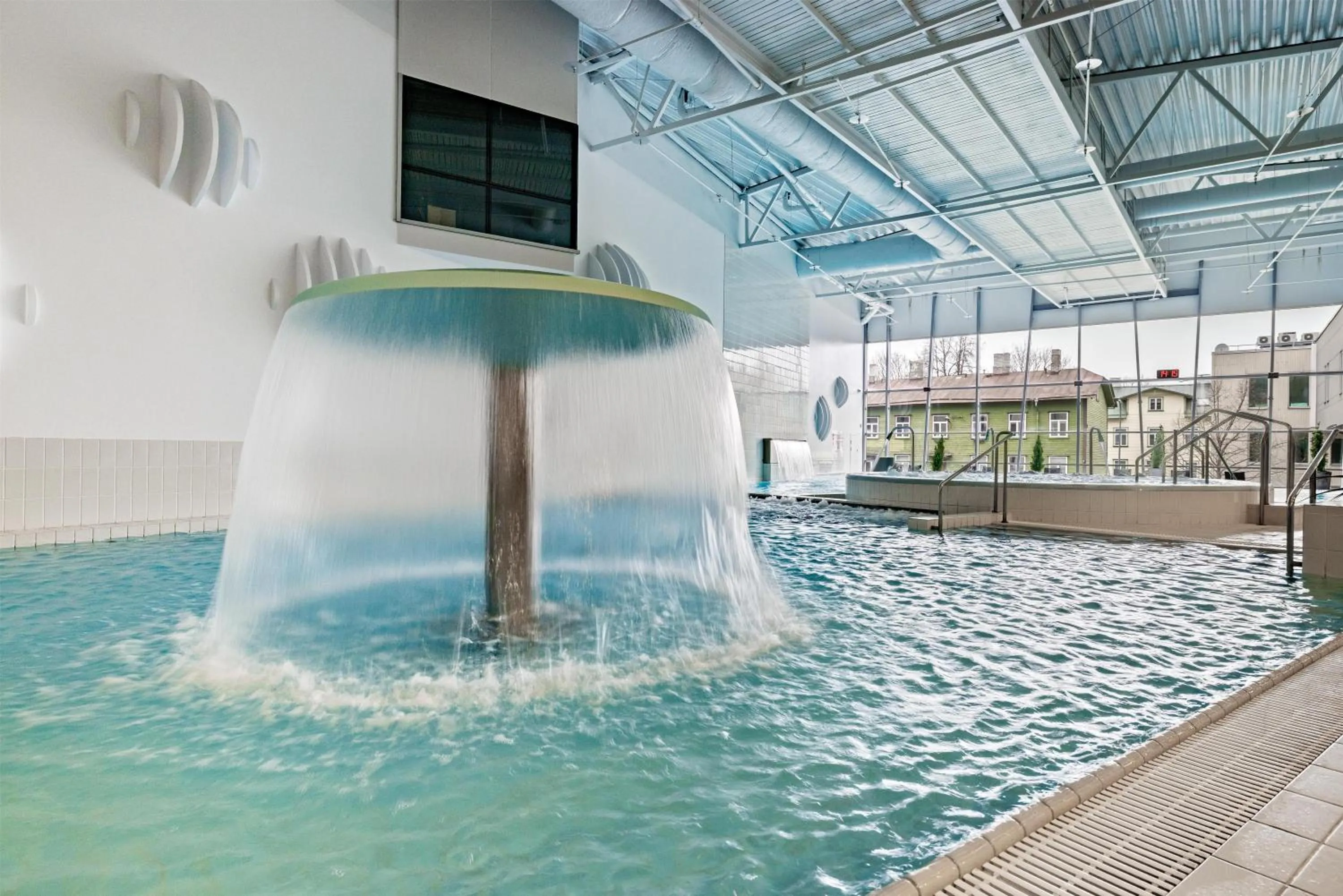 Pool view in Park Inn by Radisson Meriton Conference & Spa Hotel Tallinn