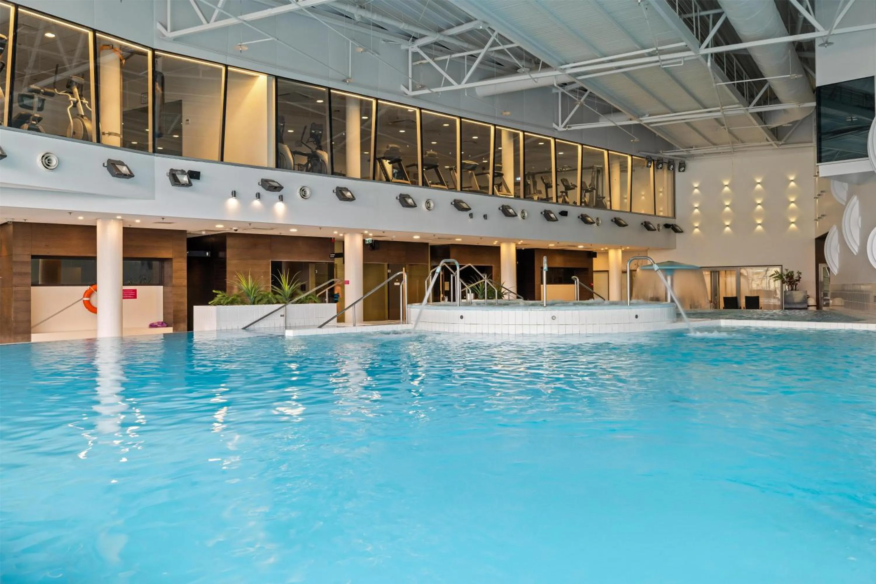 Pool view in Park Inn by Radisson Meriton Conference & Spa Hotel Tallinn