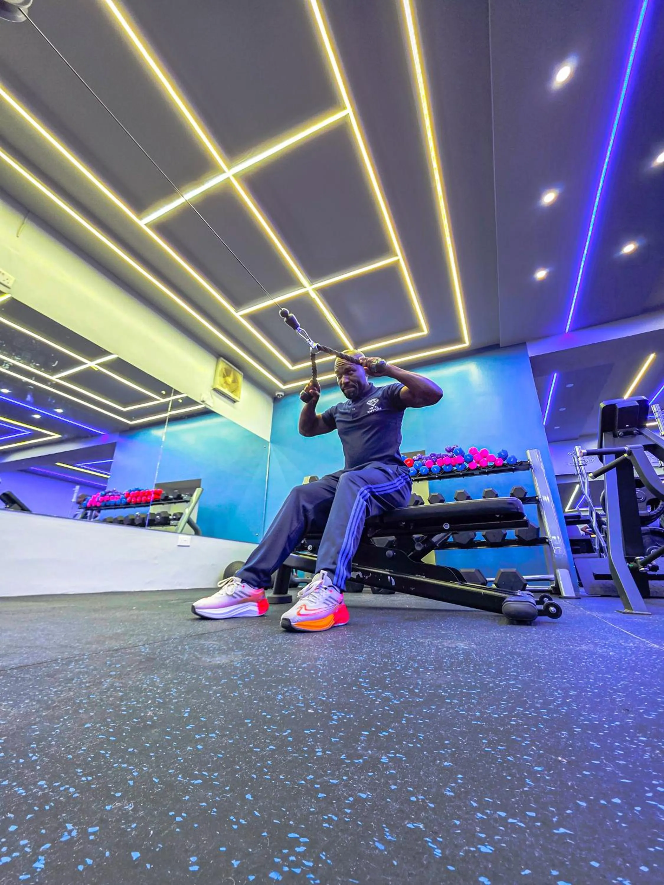 Fitness centre/facilities in Hotel Sapphire
