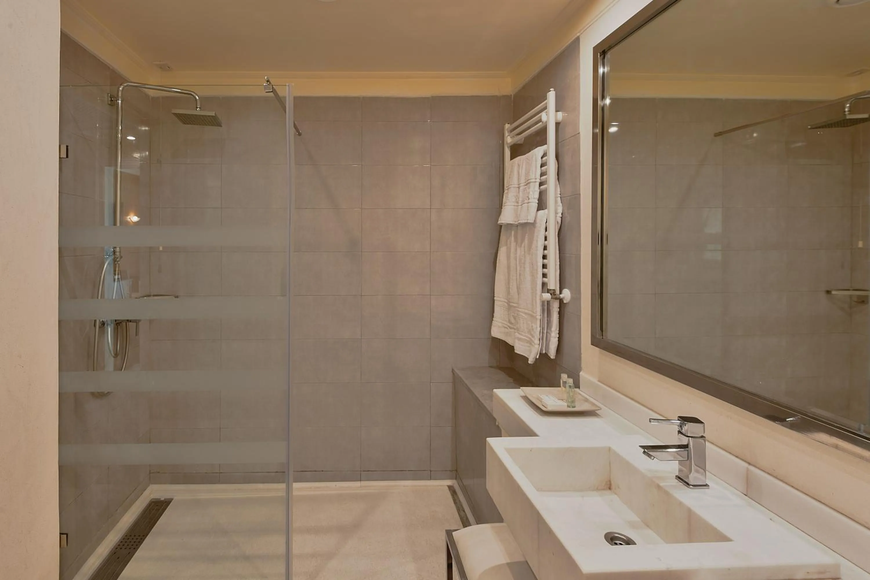 Shower in Acropole Tunis