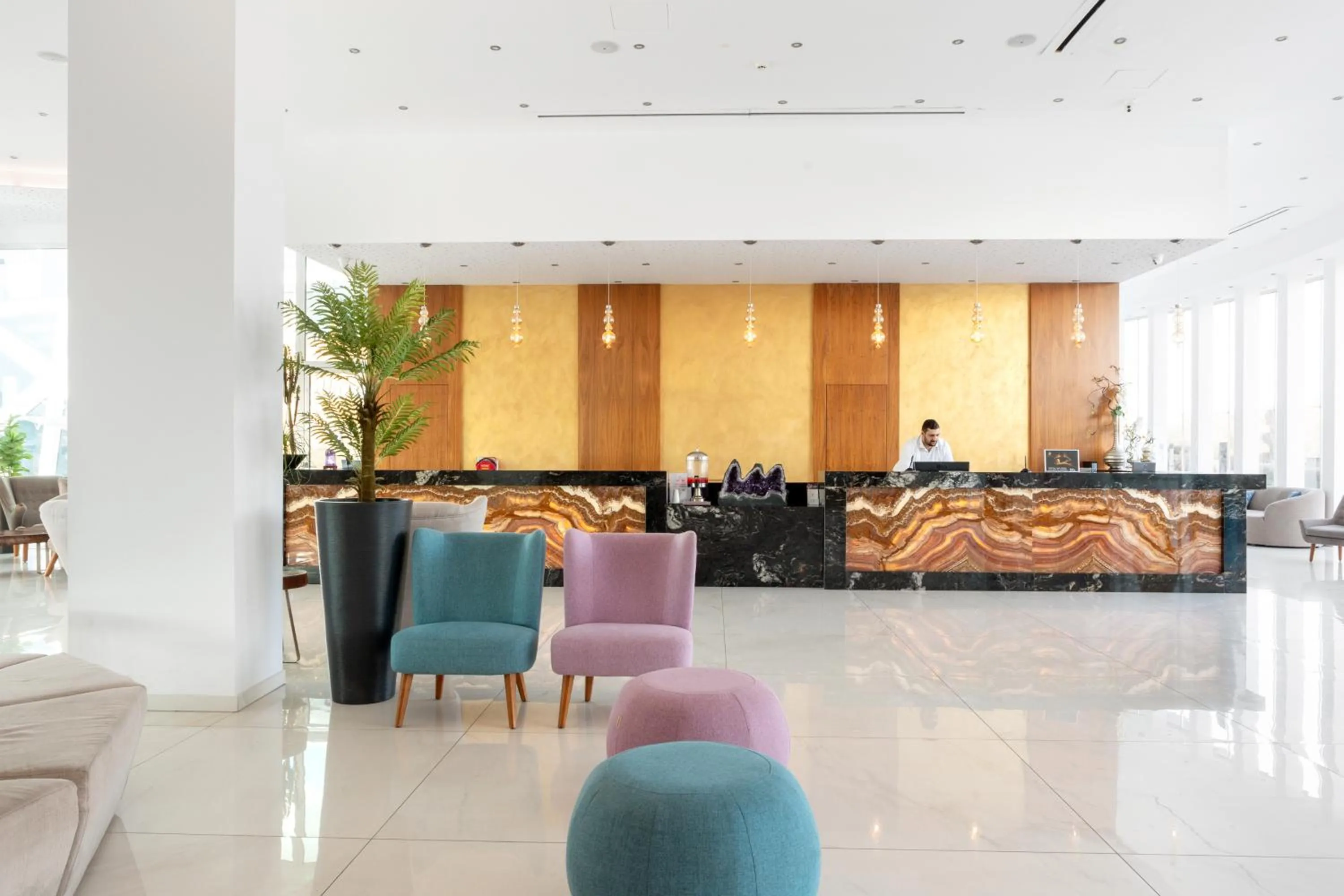 Lobby or reception in Amethyst Napa Hotel & Spa