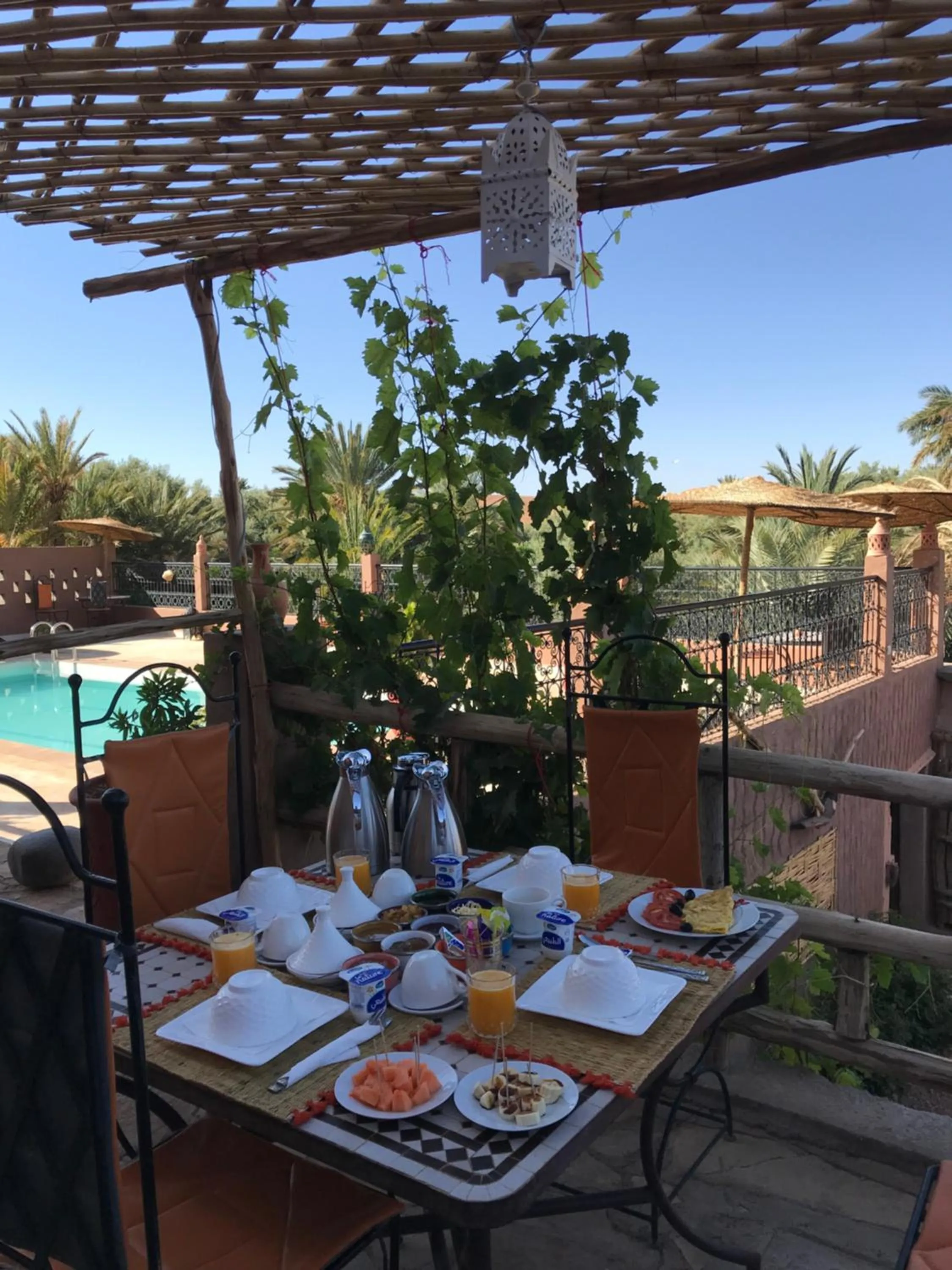 Balcony/Terrace in Riad Dar Bab Todra