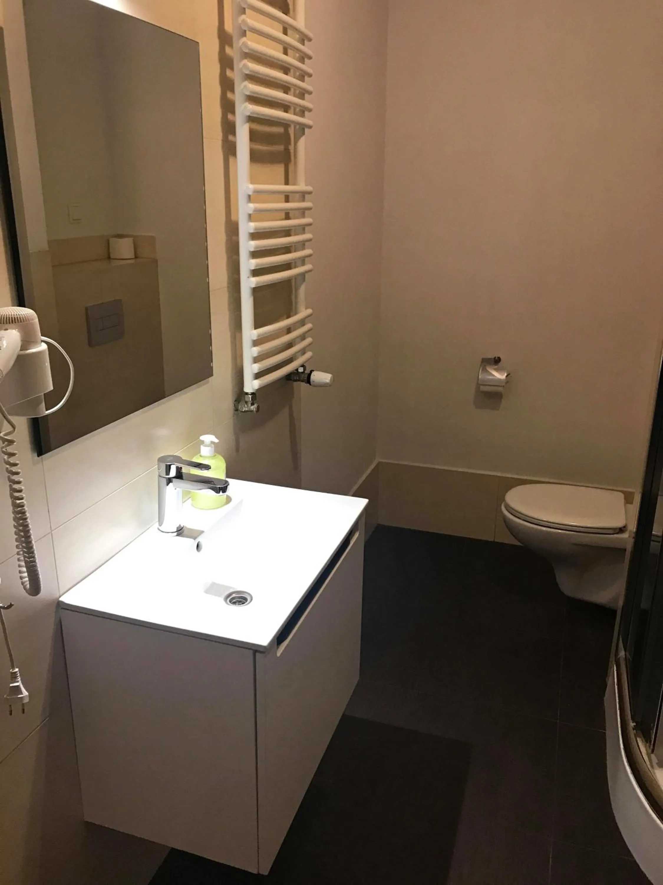 Toilet in Senator Warsaw Apartments