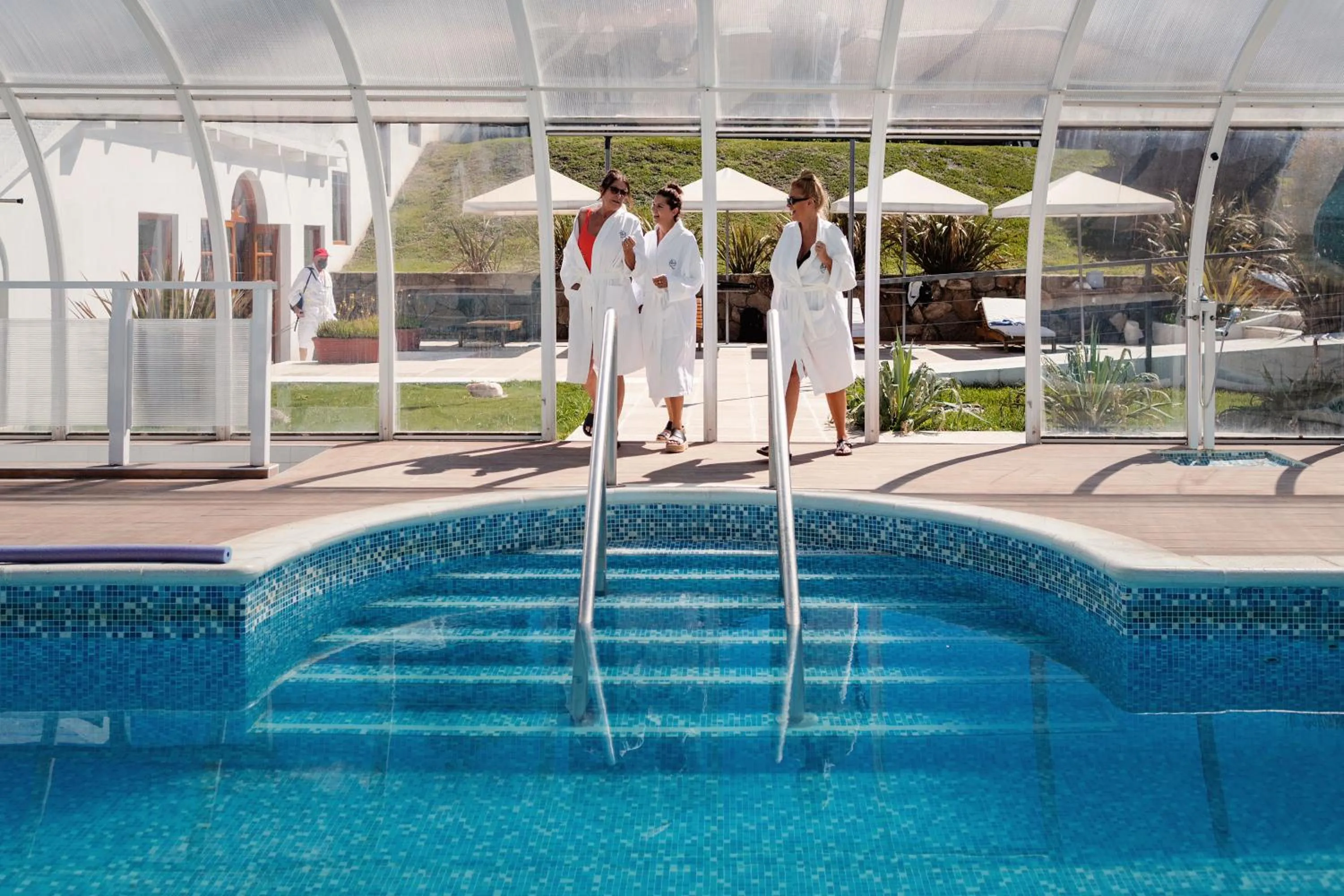 Swimming pool in La Posada Del Qenti