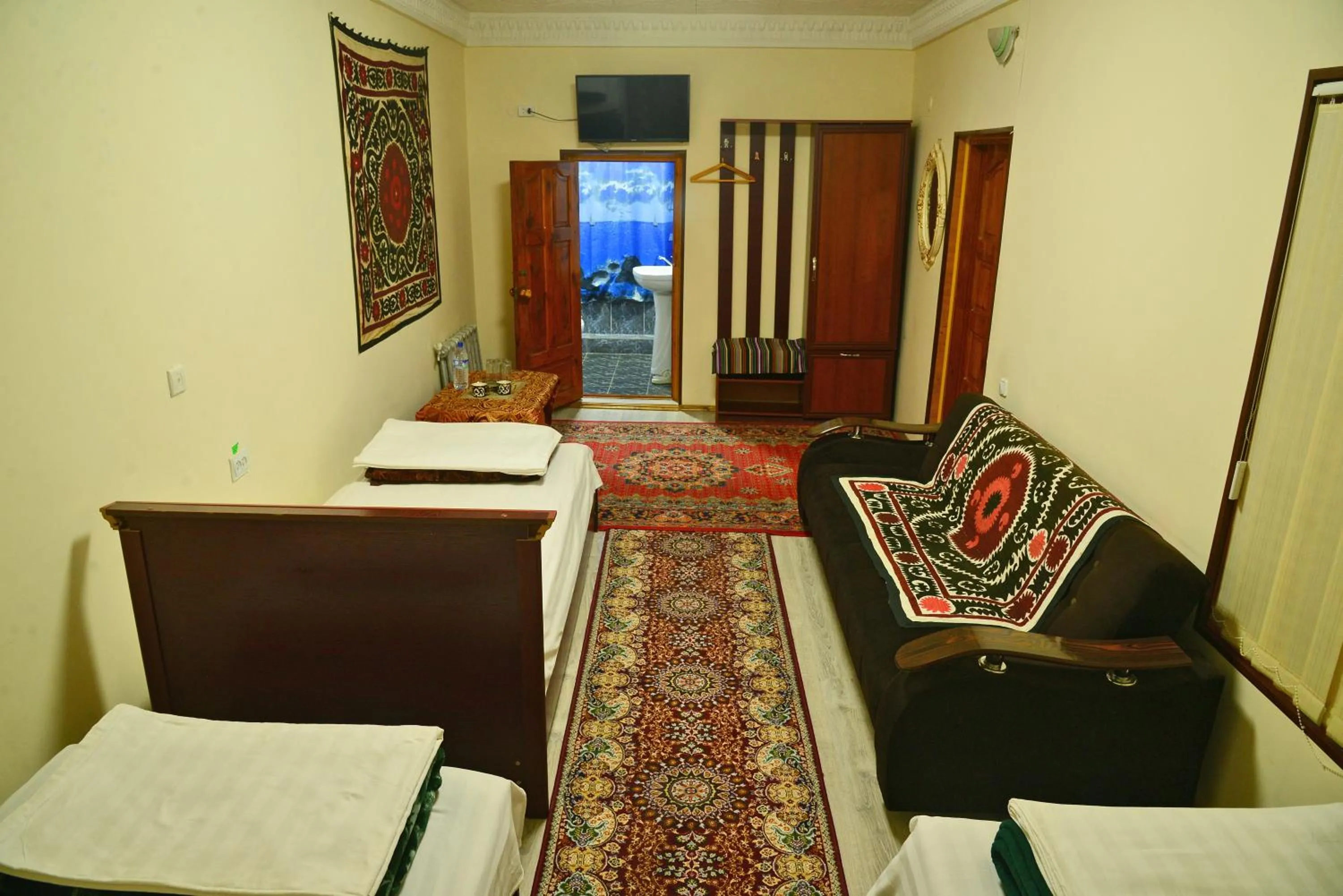 View (from property/room), Bed in Best Hotel Nasriddin Navruz 1 Minut way till Old City