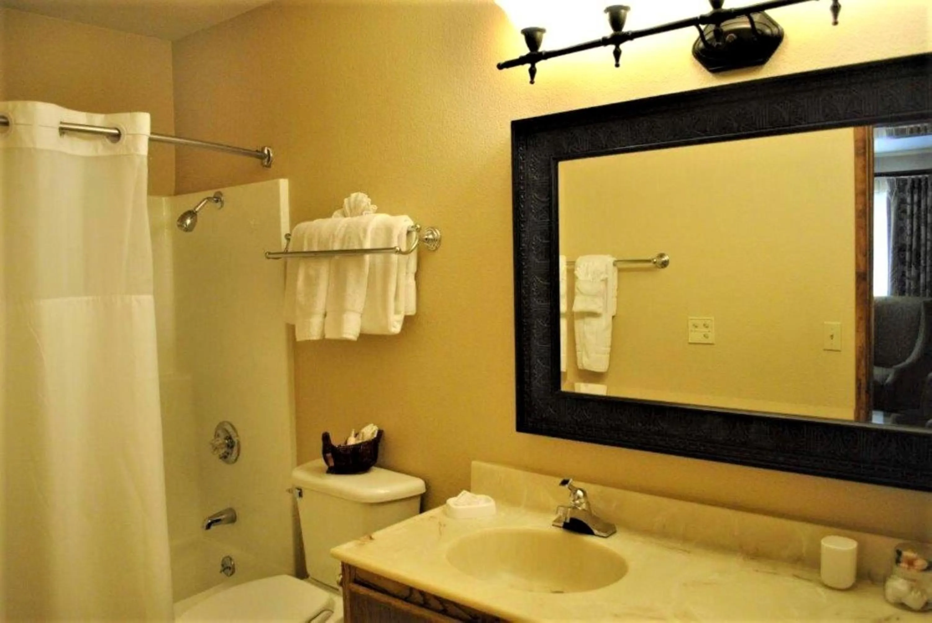 Bathroom in Snow Lake Lodge