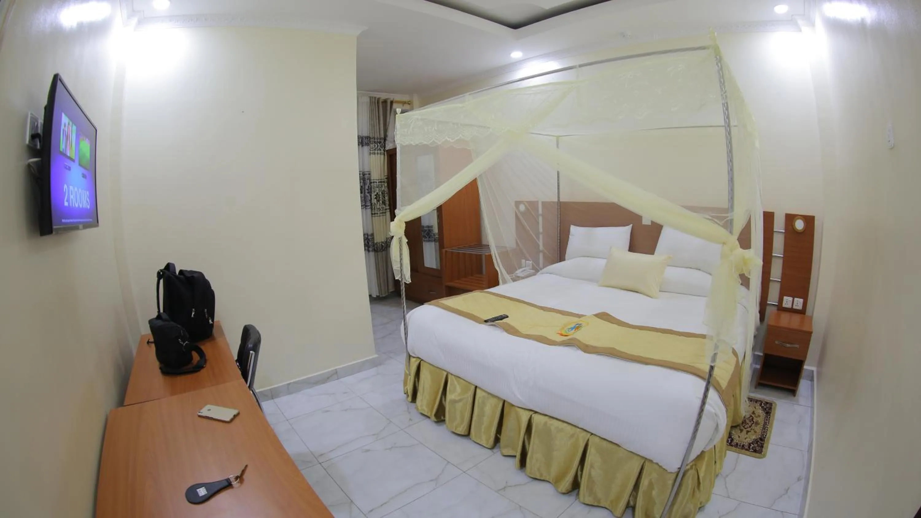 TV and multimedia, Bed in FATIMA HOTEL Ltd