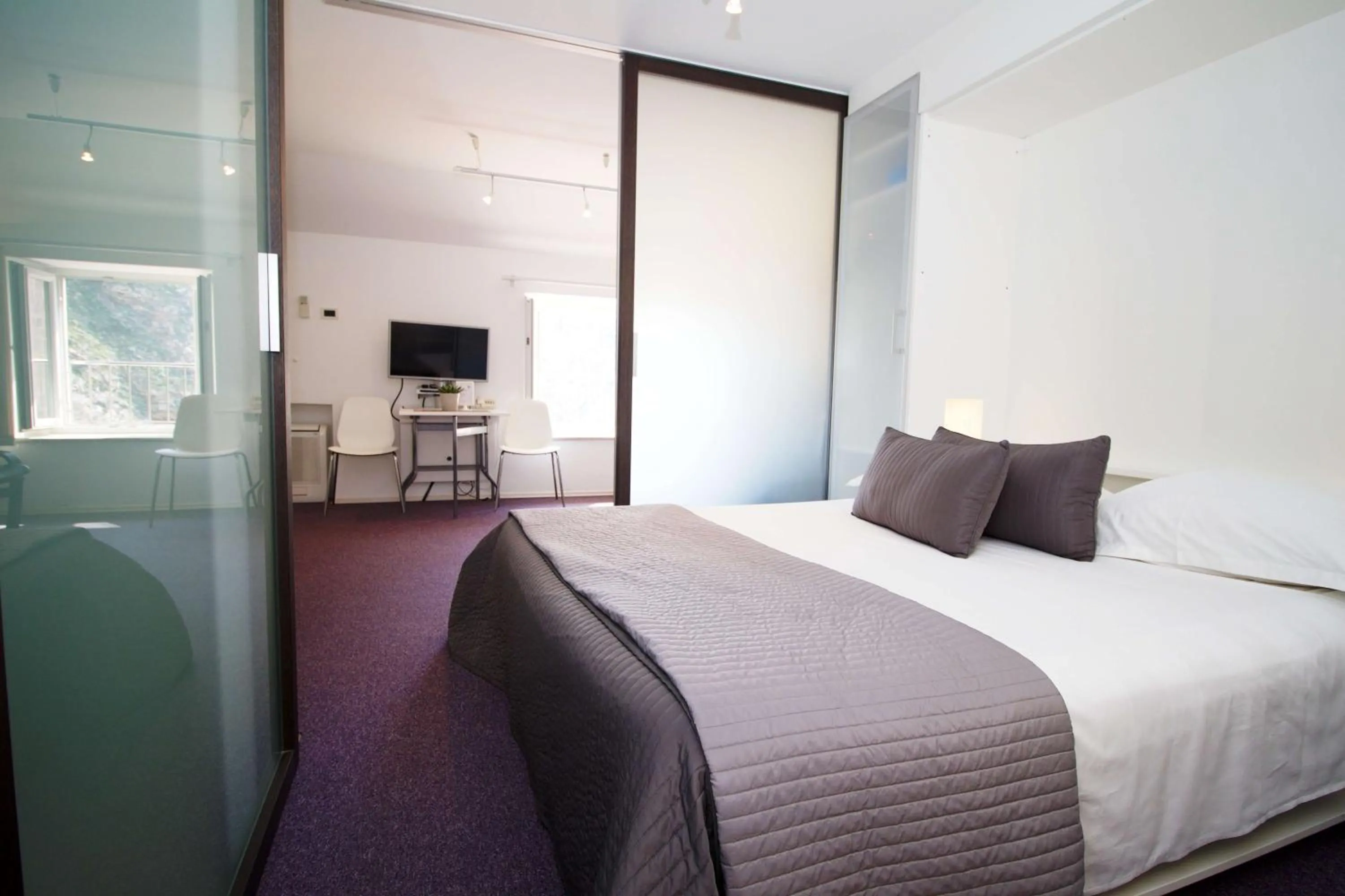 Bedroom, Bed in Miró Studio Apartments Dubrovnik