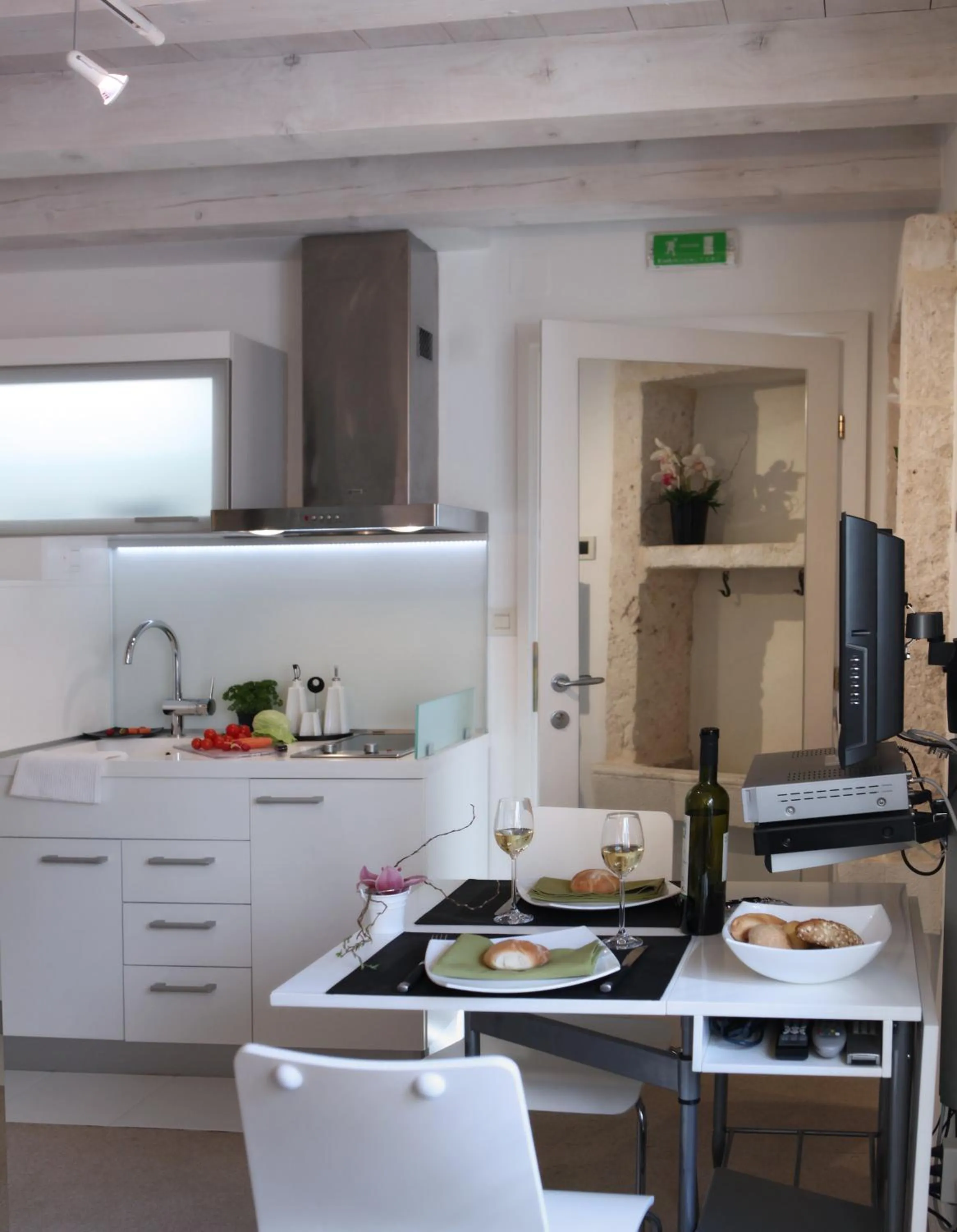 Kitchen or kitchenette in Miró Studio Apartments Dubrovnik
