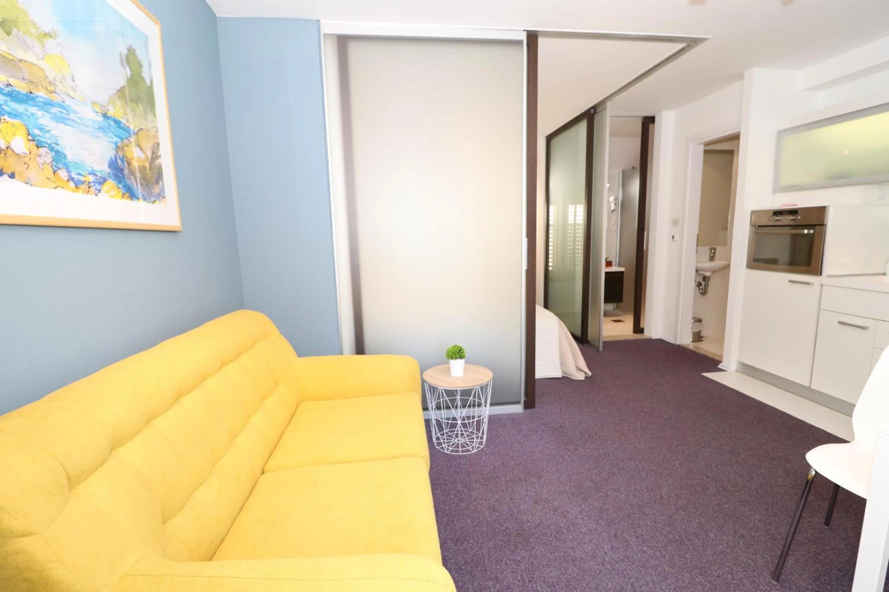 Seating area in Miró Studio Apartments Dubrovnik