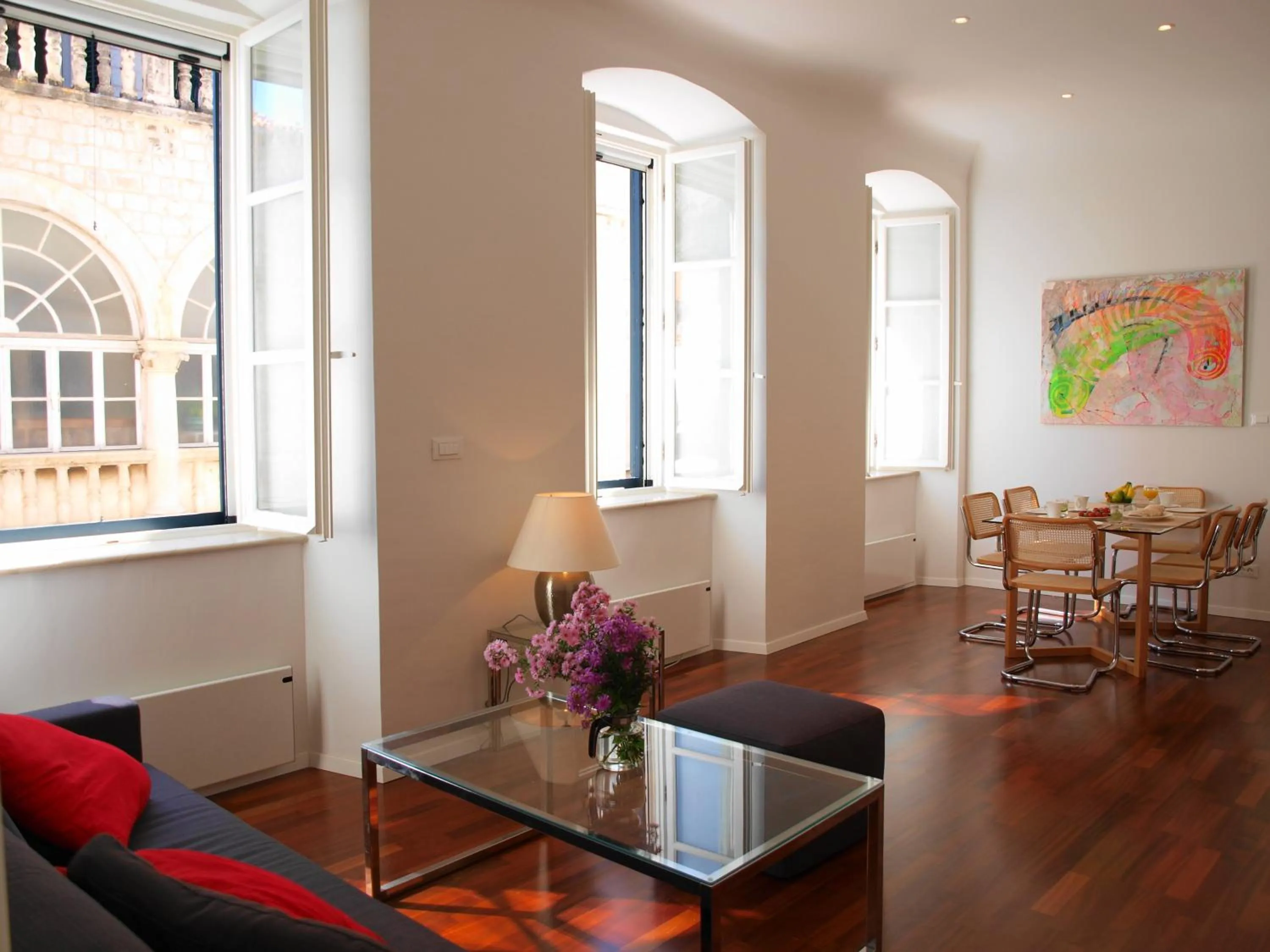 Living room in Miró Studio Apartments Dubrovnik