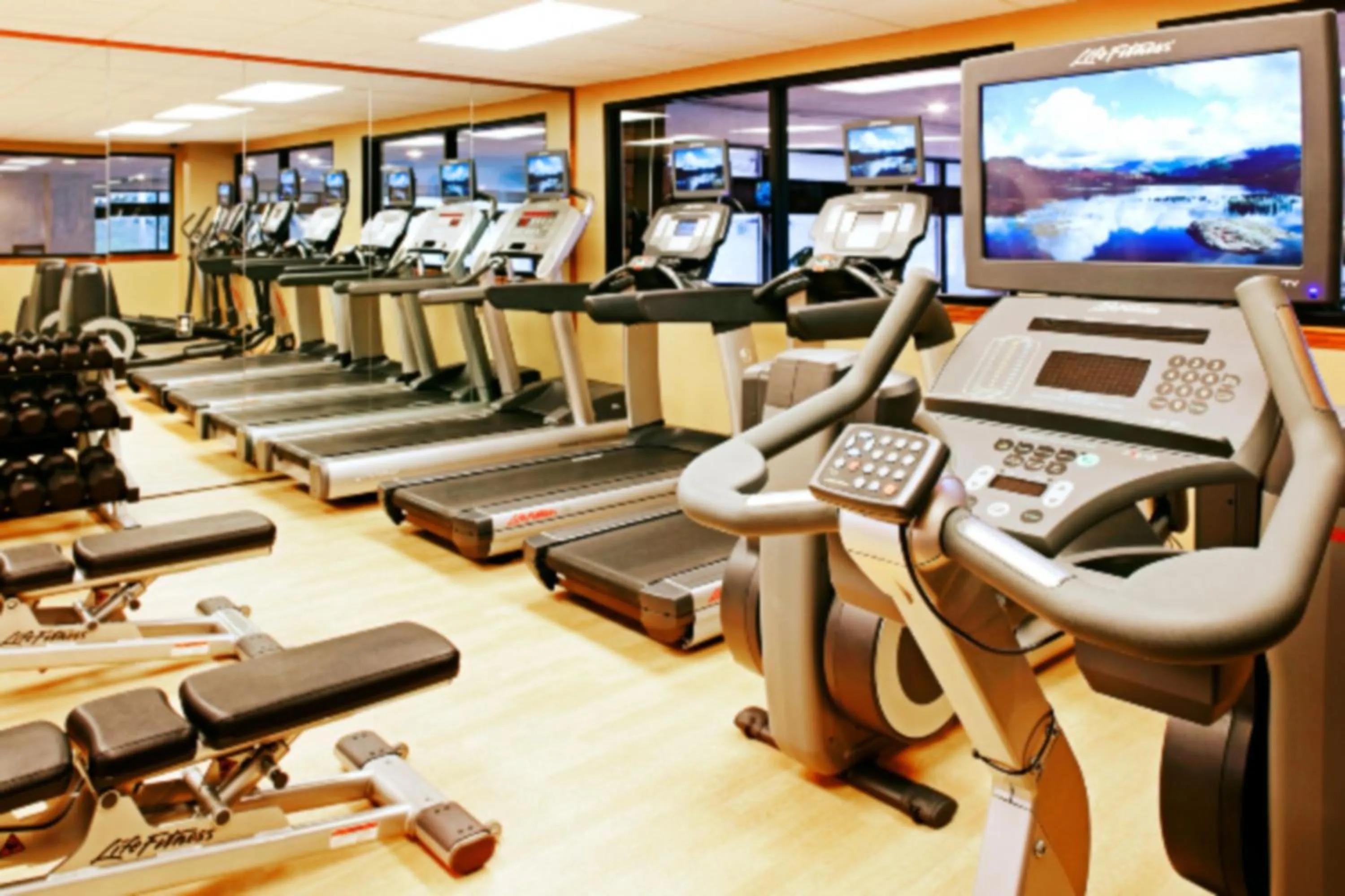 Fitness centre/facilities in Denver Marriott West