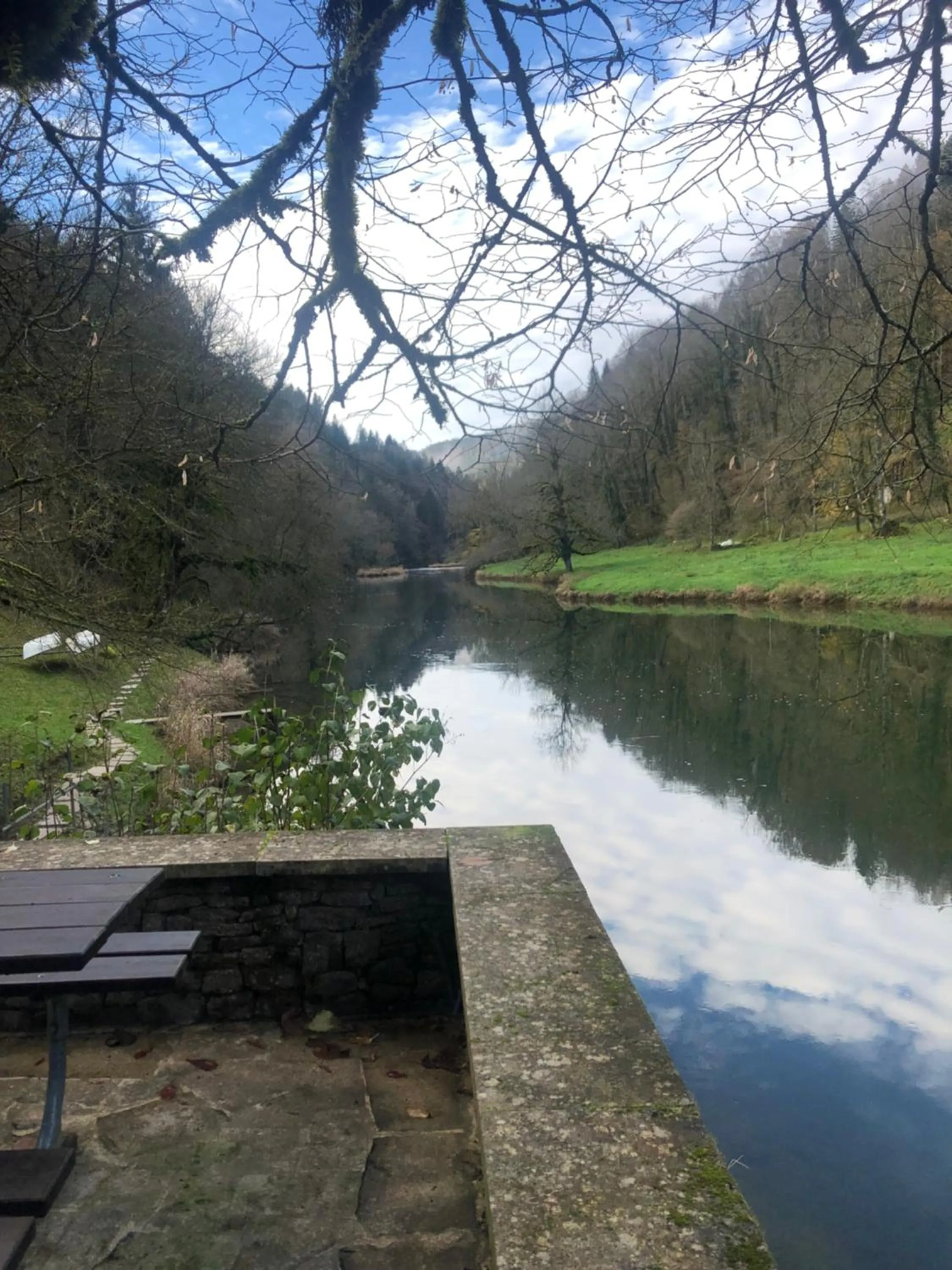 Patio in Auberge de la Bouege
