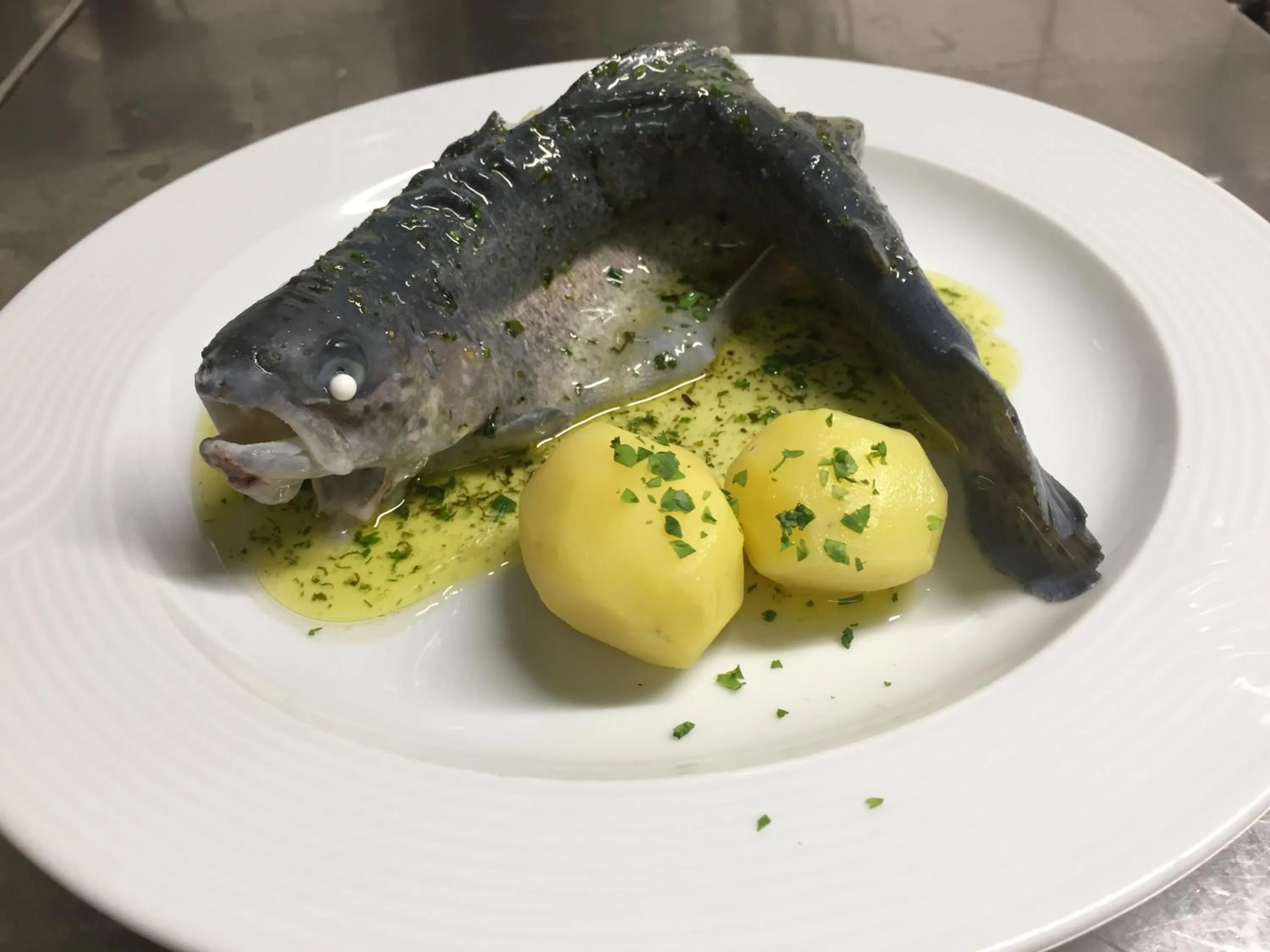 Lunch in Auberge de la Bouege