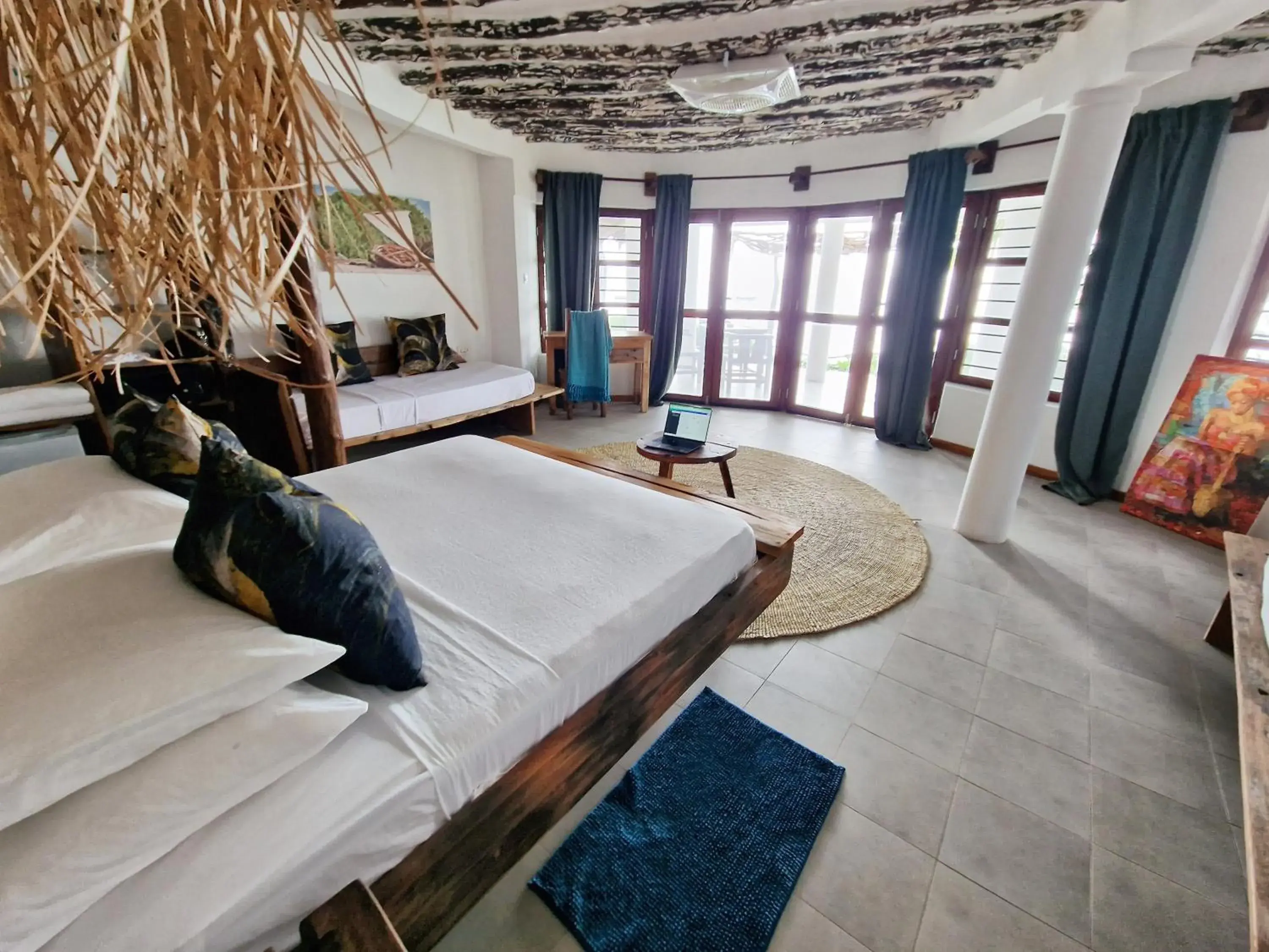 Quadruple Room with Sea View - single occupancy in Aya Beach Resort Quadruple Room with Sea View - single occupancy in Aya Beach Resort