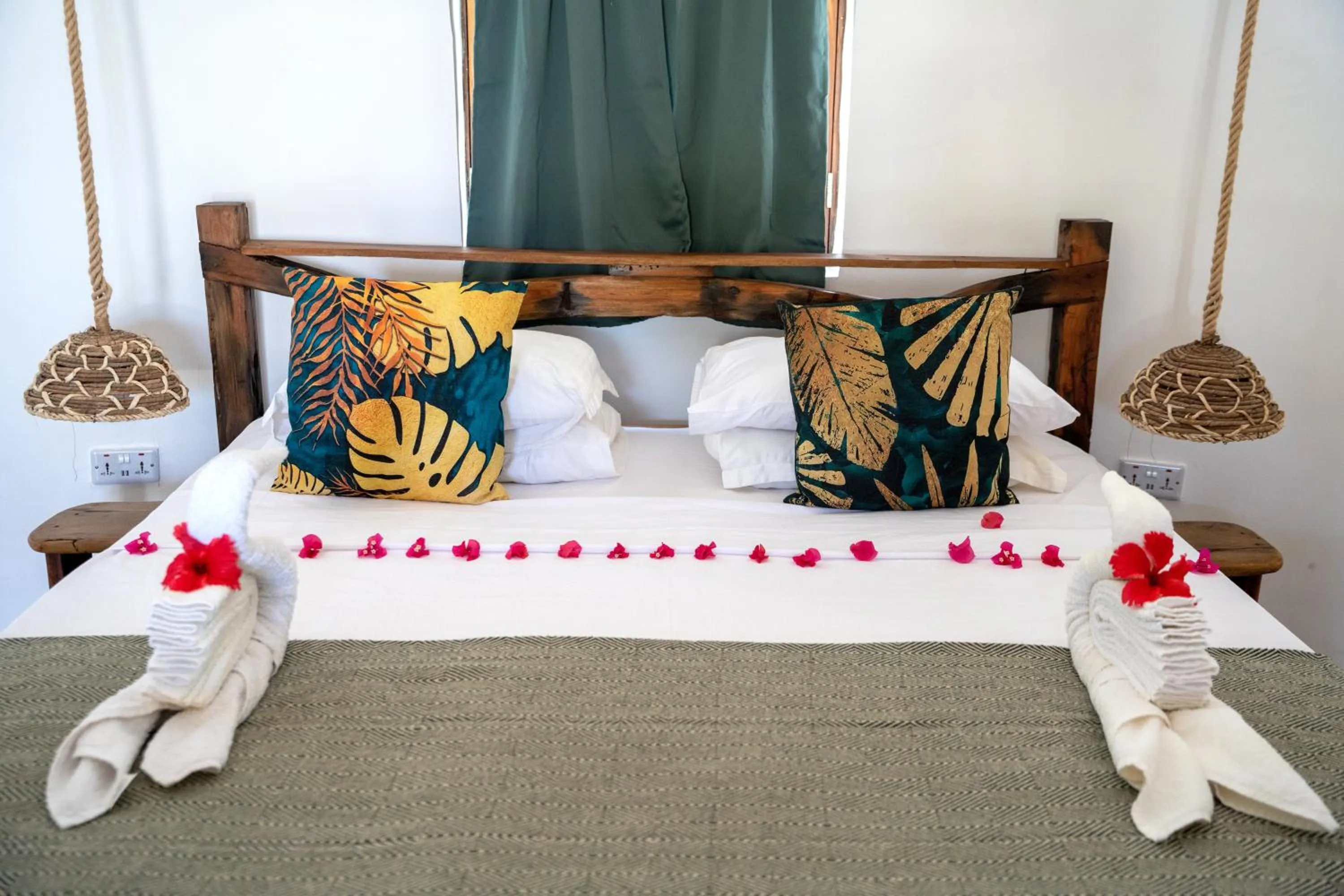 Bed in Aya Beach Resort