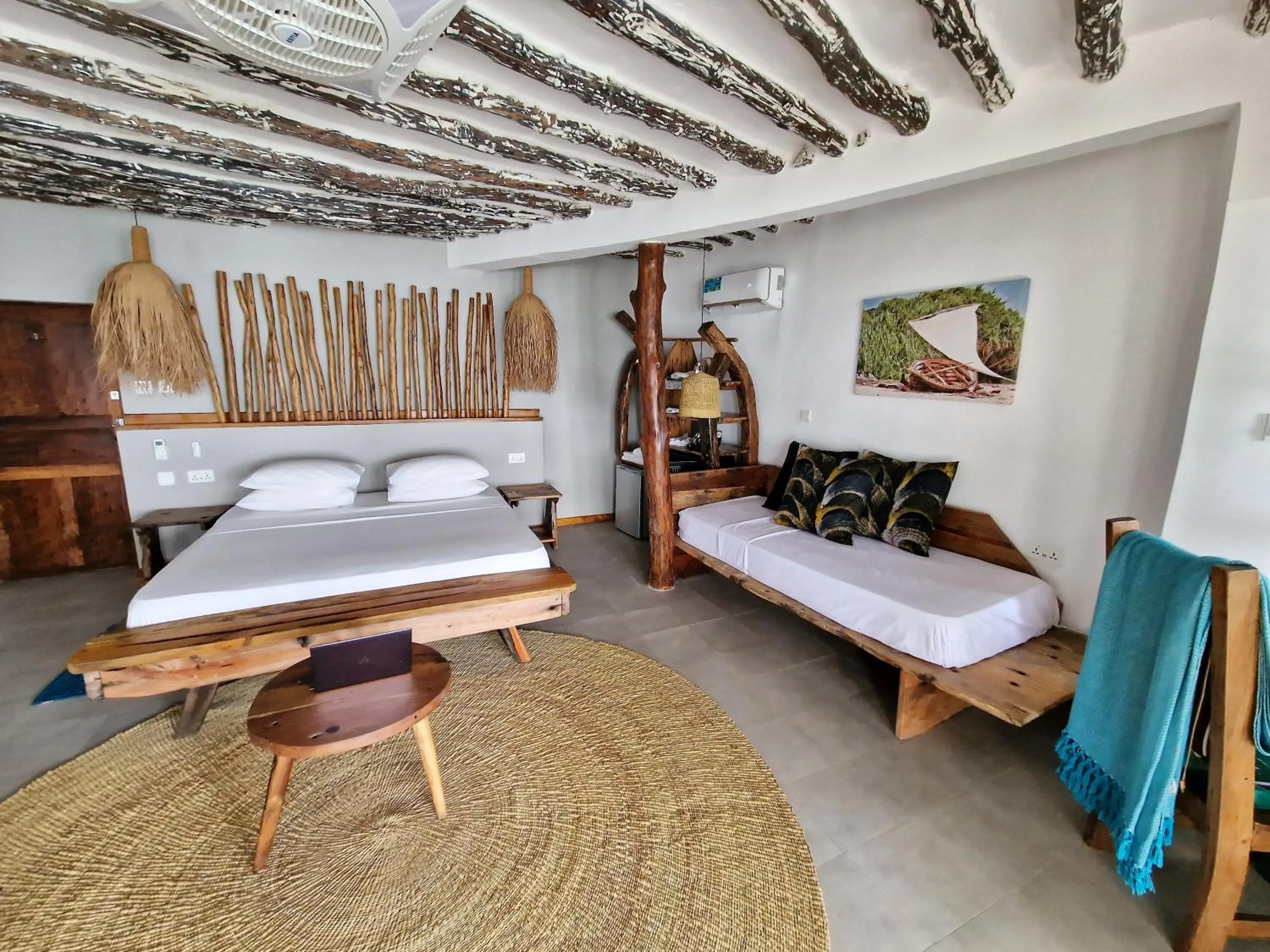 Bed in Aya Beach Resort